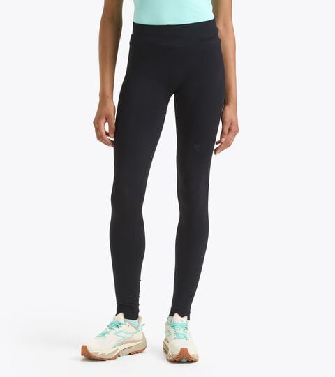 YEAHDOR Womens Running Compression Tights Shiny Glossy Spandex Short  Leggings Seamless Sports Shorts A Black L 