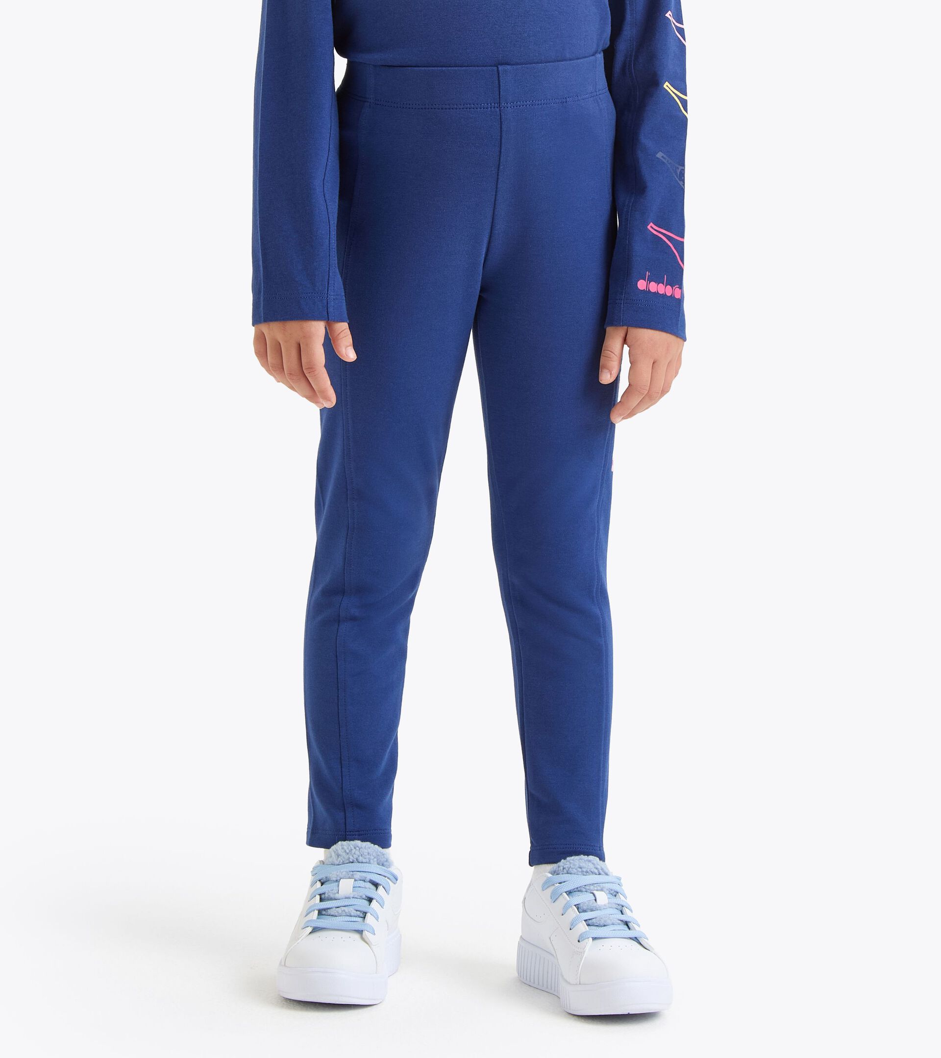 Leggings - Ado fille
 JG. LEGGINGS LOGO BLEU DOMAINE - Diadora