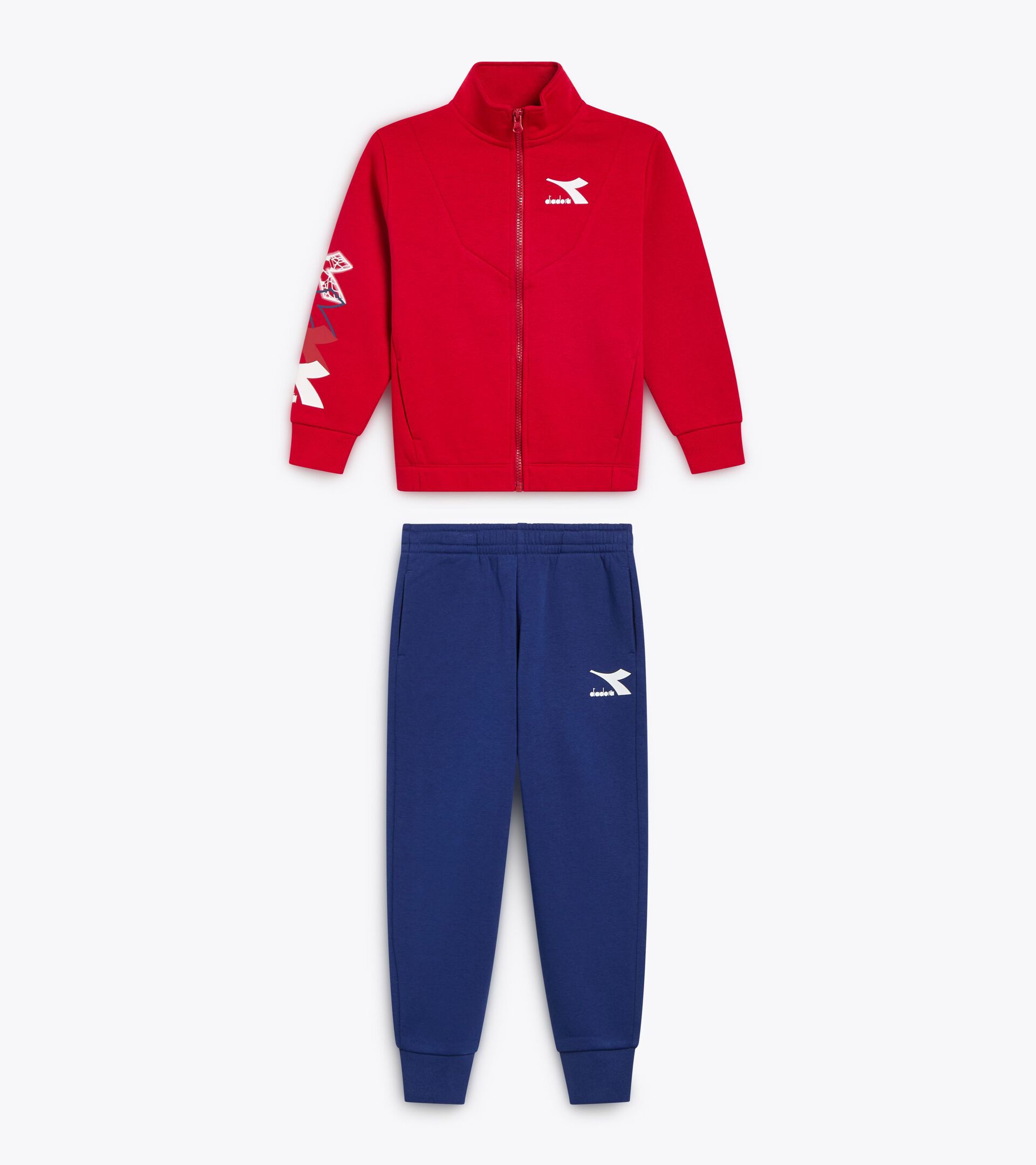 Tracksuit - Boy
 JB. TRACKSUIT FZ LOGO RED SALSA - Diadora