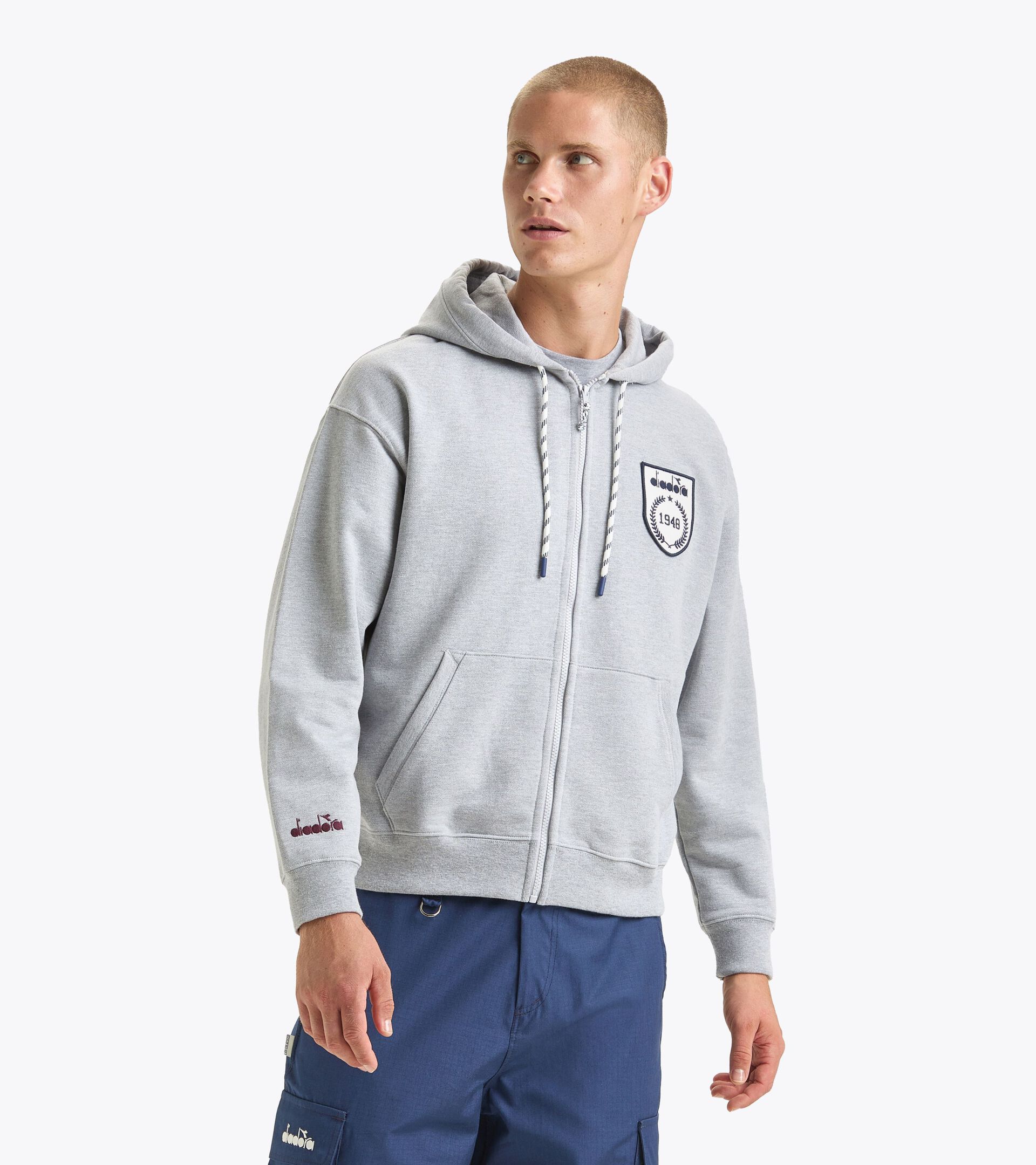 HOODIE FZ LEGACY Sporty hoodie - Made in italy - Gender Neutral - Diadora  Online Store US