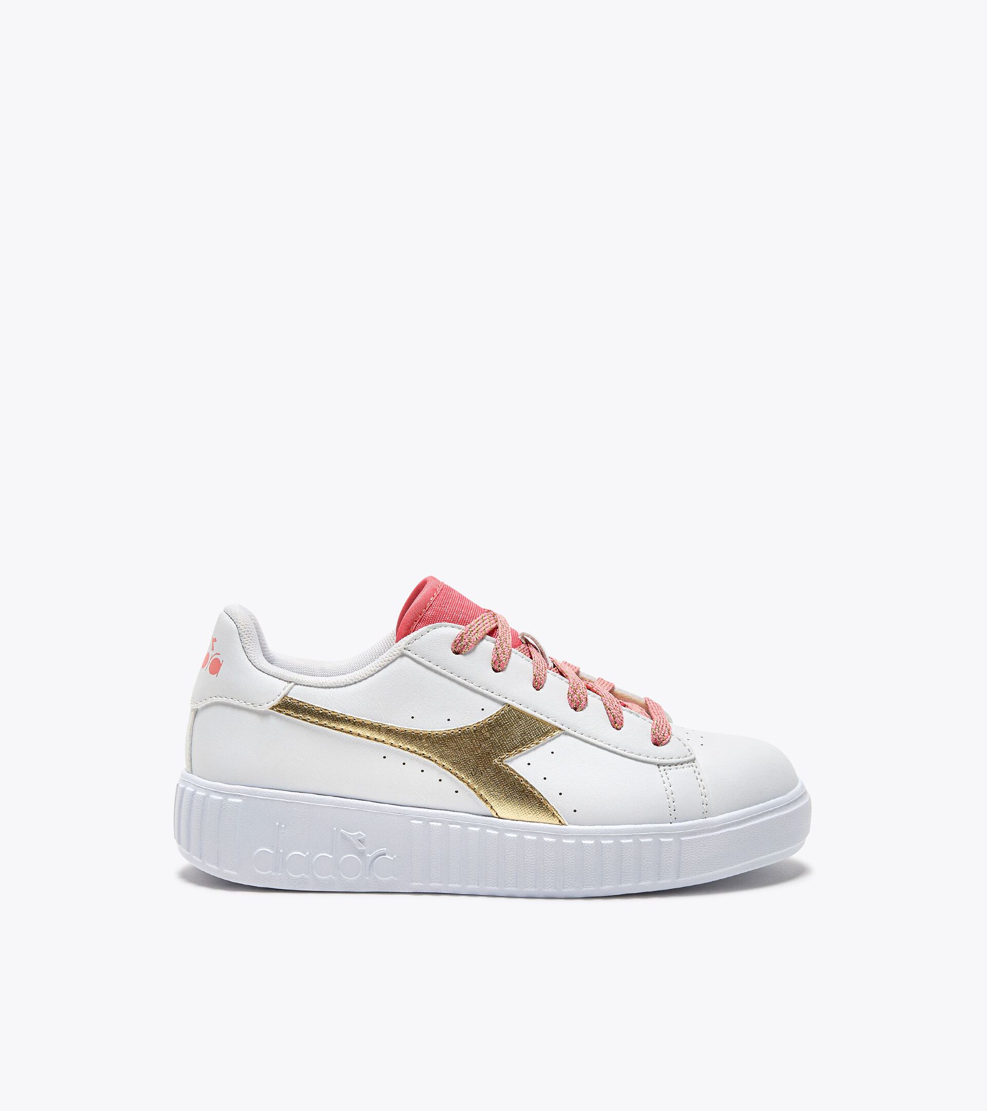 Chaussures de sport - Ado fille - 8-16 ans GAME STEP P GS GLITCH BLANC/OR BRUN - Diadora