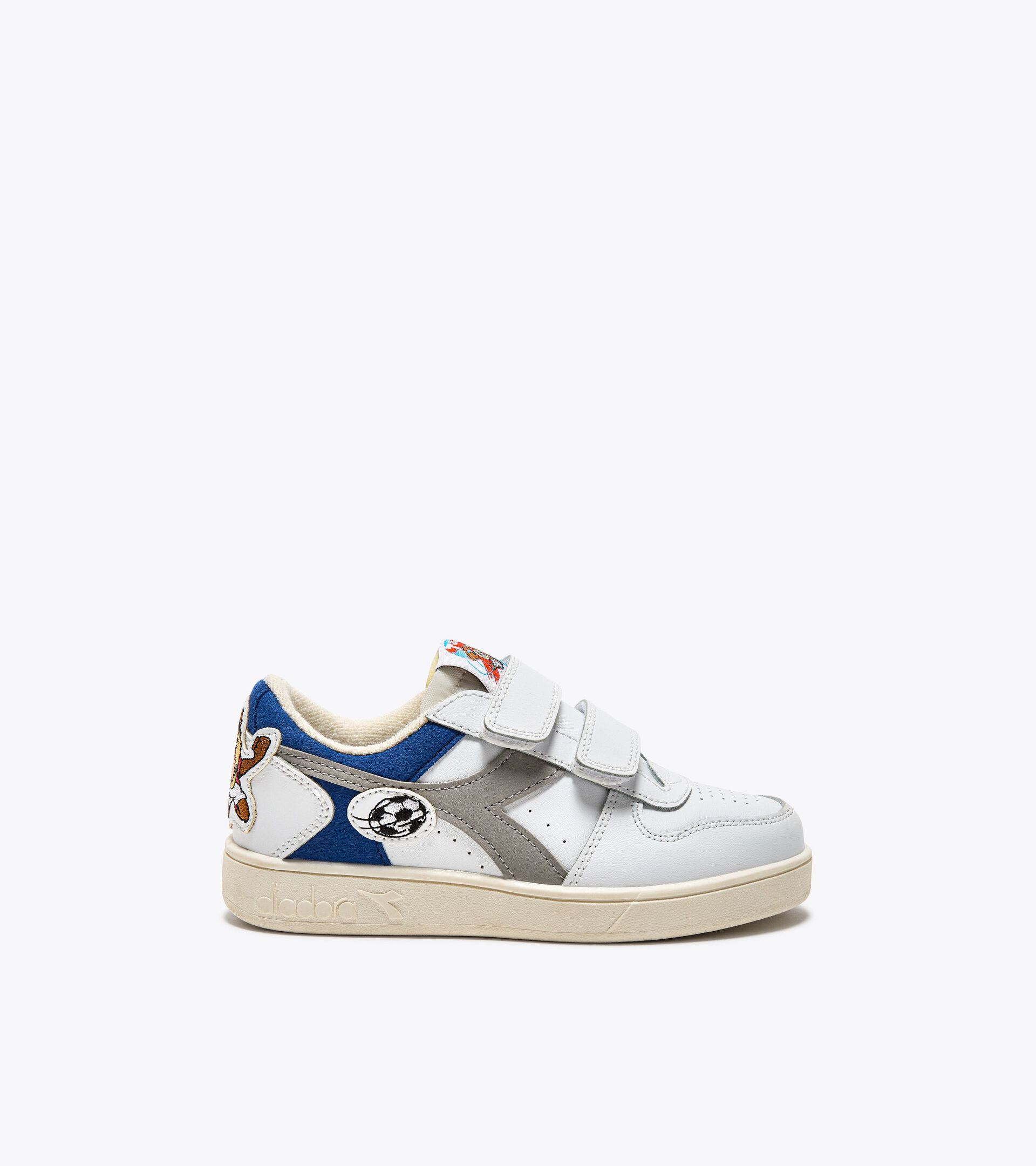 Sports sneakers - Boys - 4 to 8 years old 
 MAGIC BASKET LOW PS TAZ LT WHITE/DELFT - Diadora