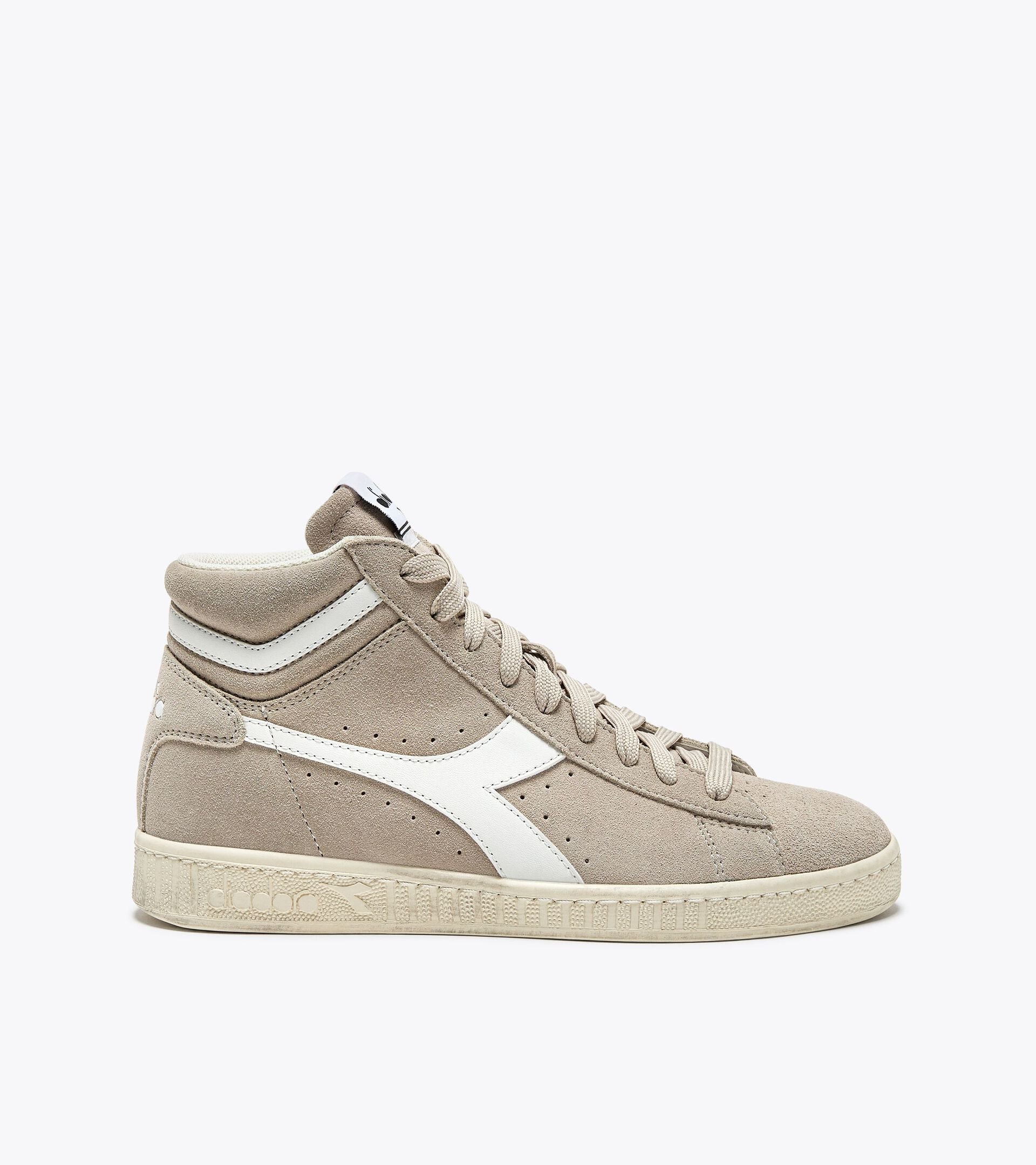 Sportschuh - Gender neutral GAME L HIGH SUEDE WAXED SILBER GRAU - Diadora