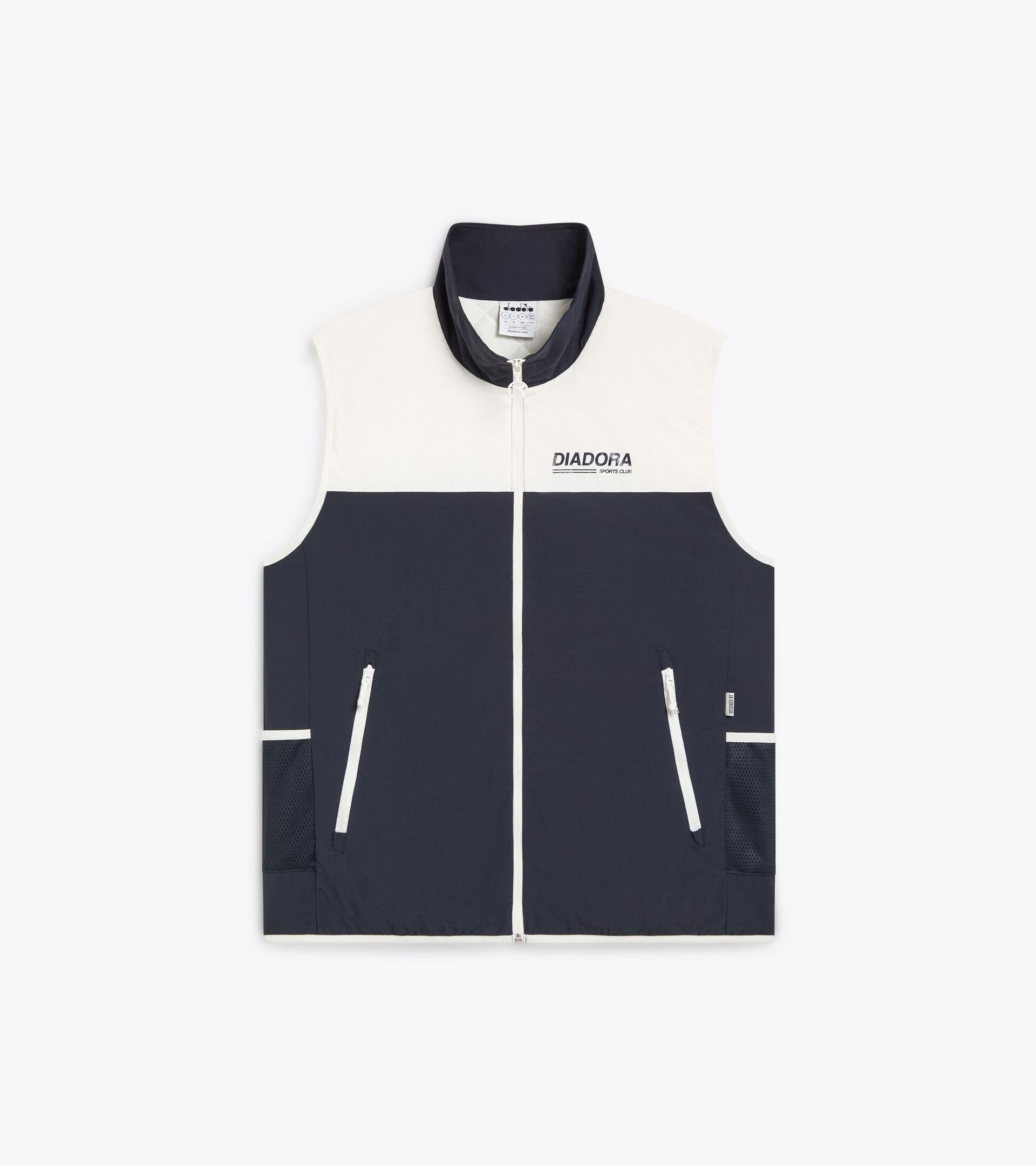 Legacy windproof vest - Made in Italy - Gender Neutral VEST INSULATED LEGACY BLUE DENIM - Diadora