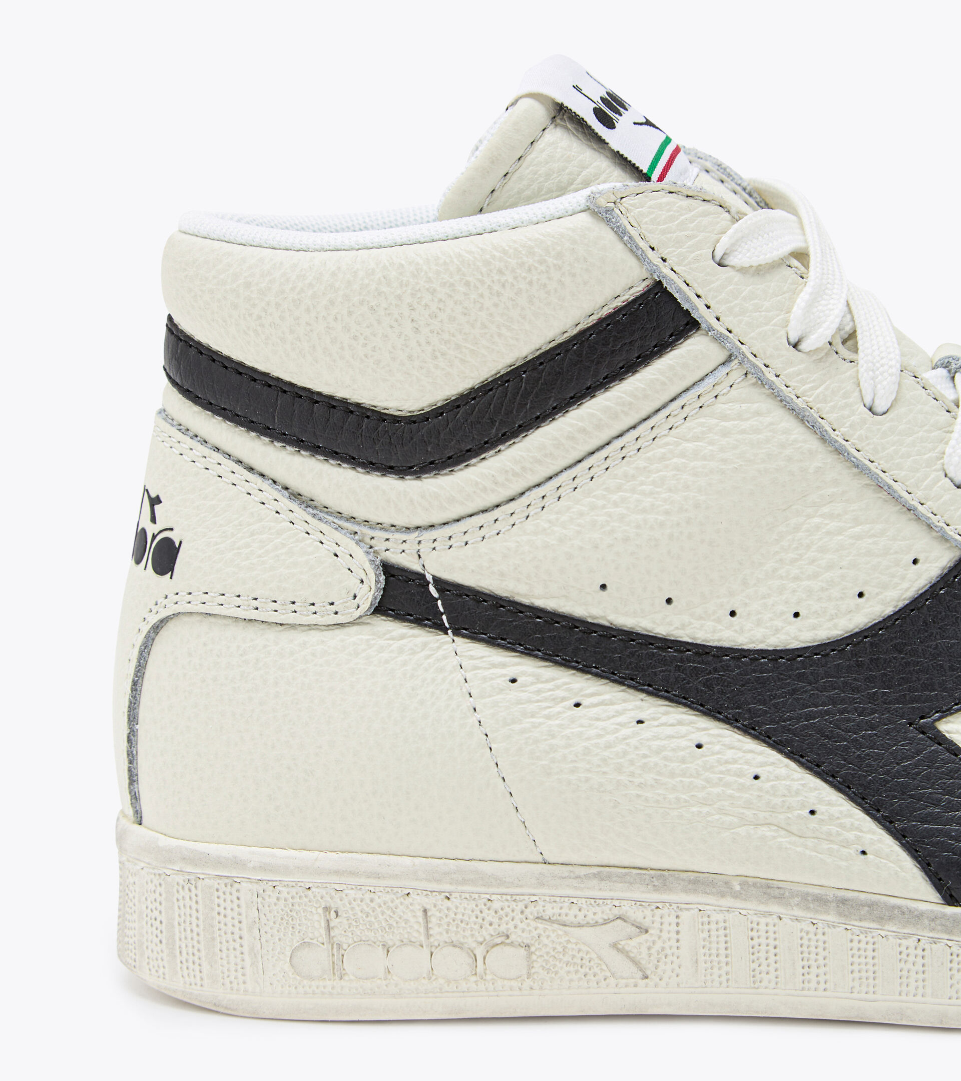 Chaussures de sportswear - Gender neutral GAME L HIGH WAXED BLANC/NOIR (C0351). - Diadora