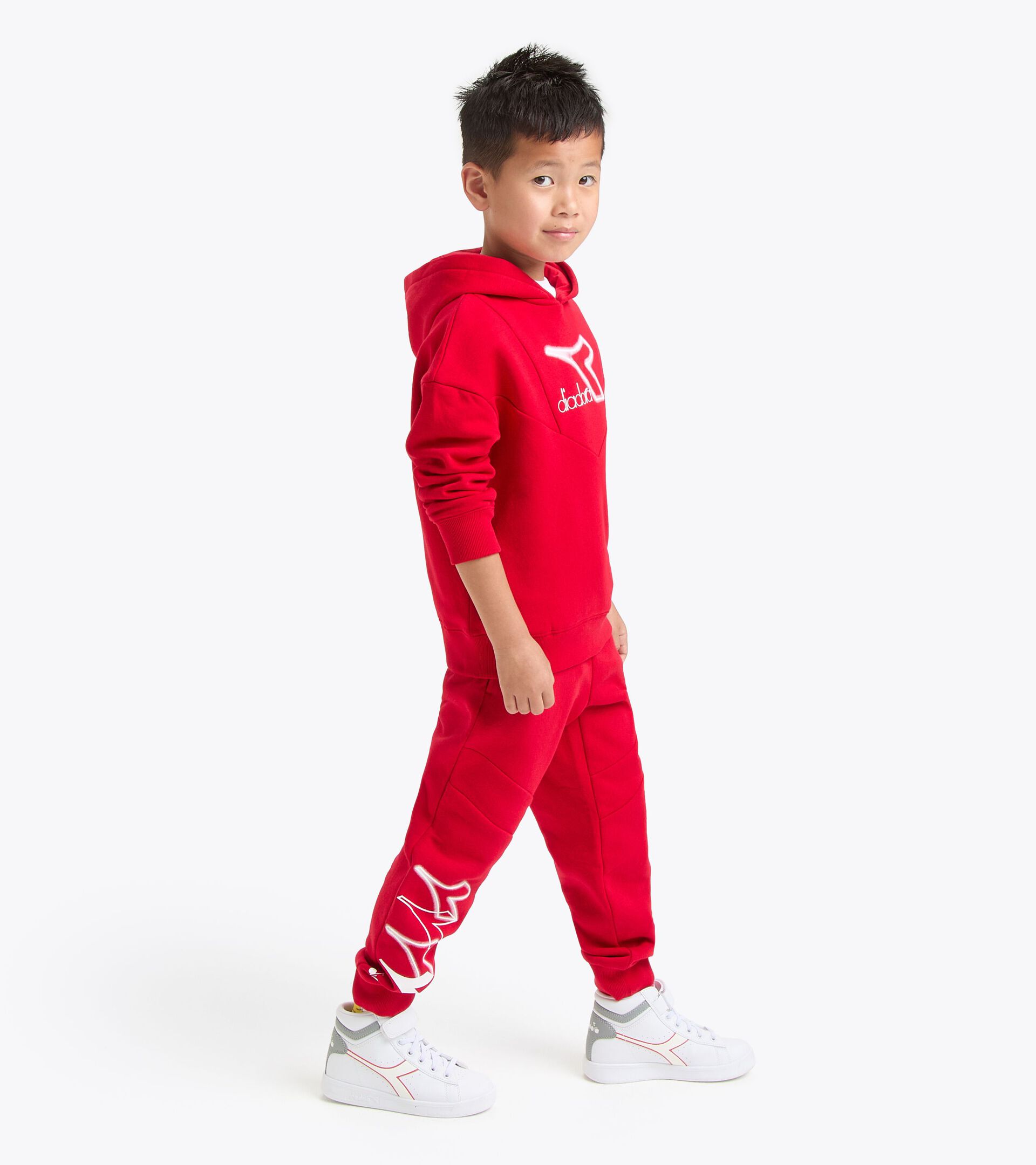 Sudadera con capucha - Corte cómodo - Niños/Adolescentes
 JB. HOODIE LOGO ROJO SALSA - Diadora