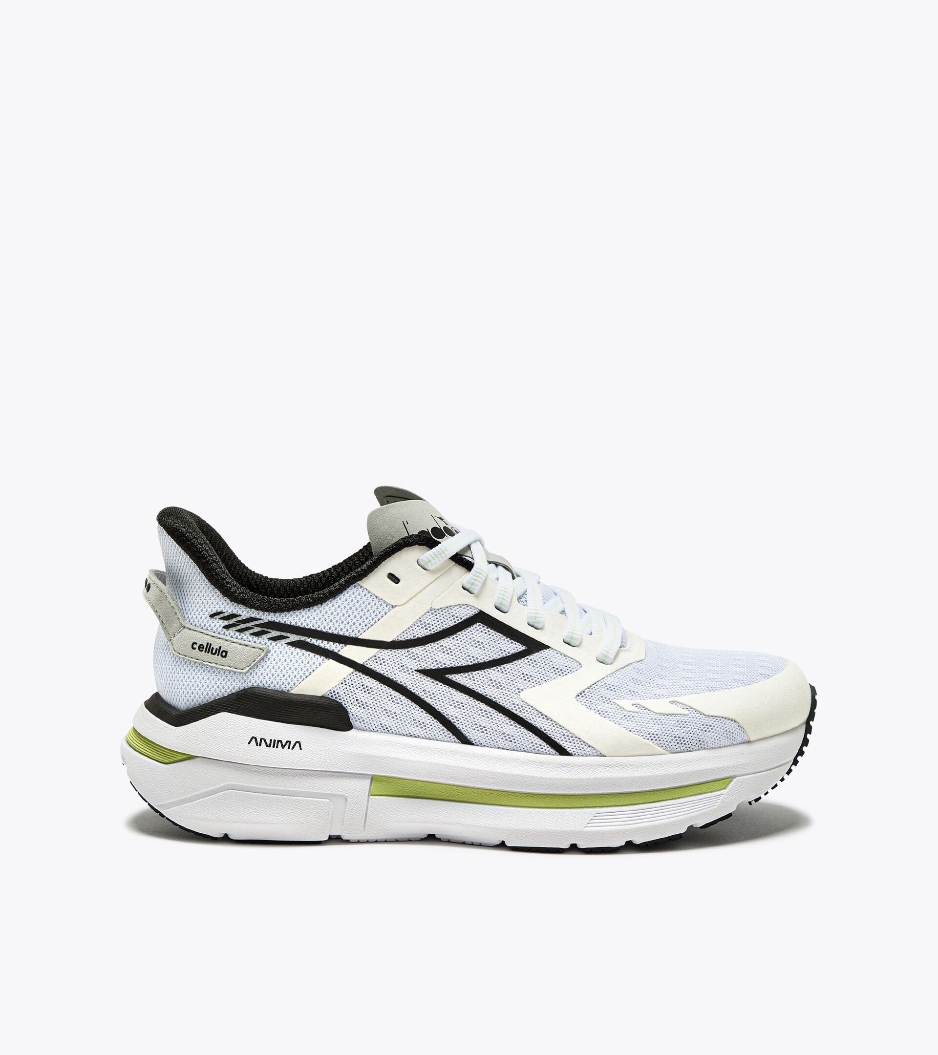 Chaussures de running - Confort et stabilité - Femme CELLULA W BLANC/NOIR (C0351). - Diadora