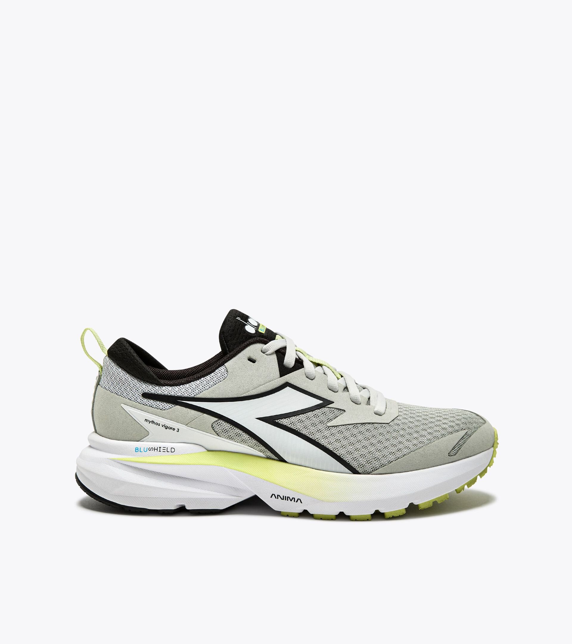 Running shoe - Stability and protection - Women’s MYTHOS BLUSHIELD VIGORE 3 W SILVER DD/WHITE/BLACK - Diadora