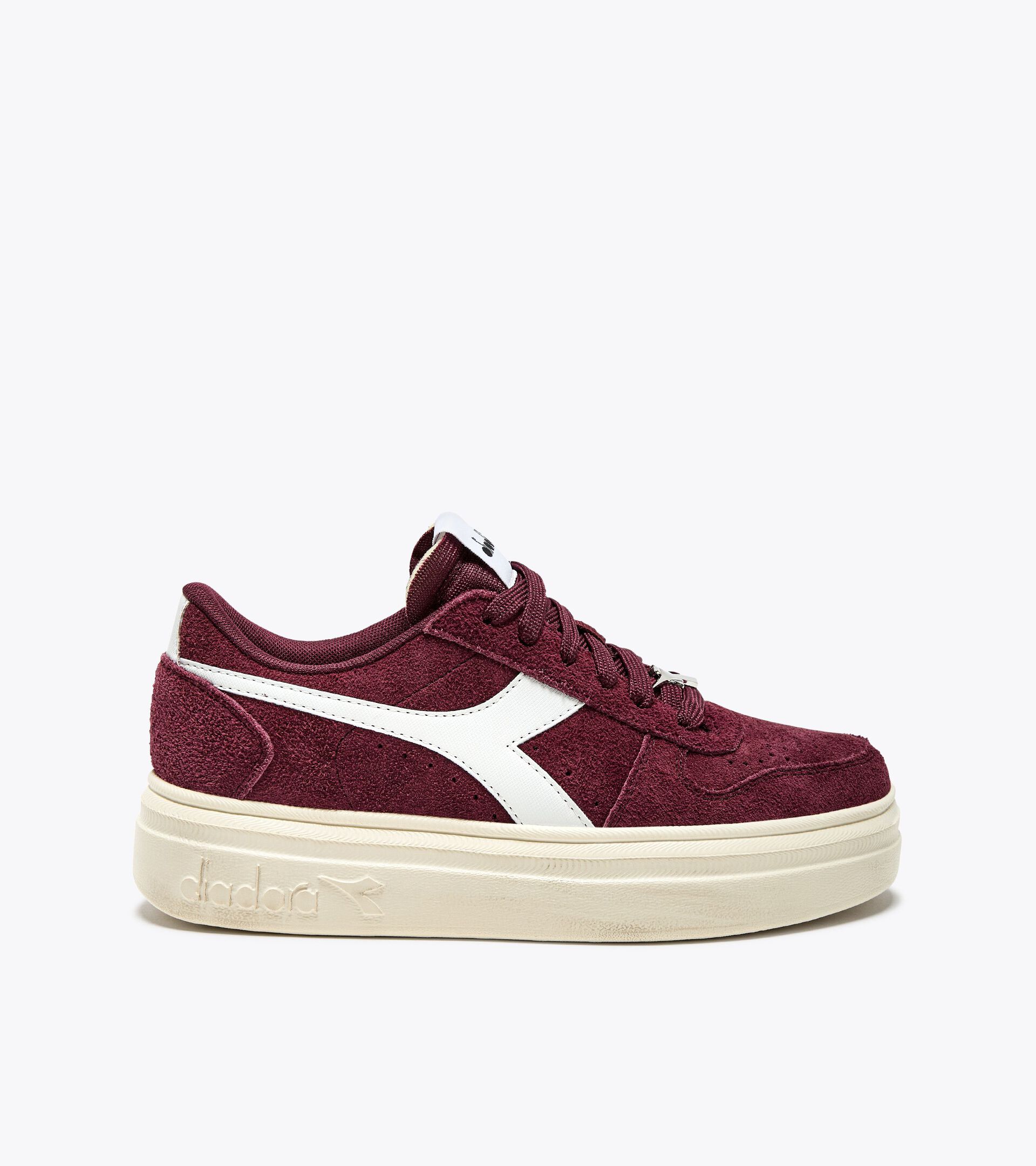 Zapatilla deportiva - Suela con plataforma - Mujer 
 MAGIC BOLD SUEDE WN BORGONA - Diadora