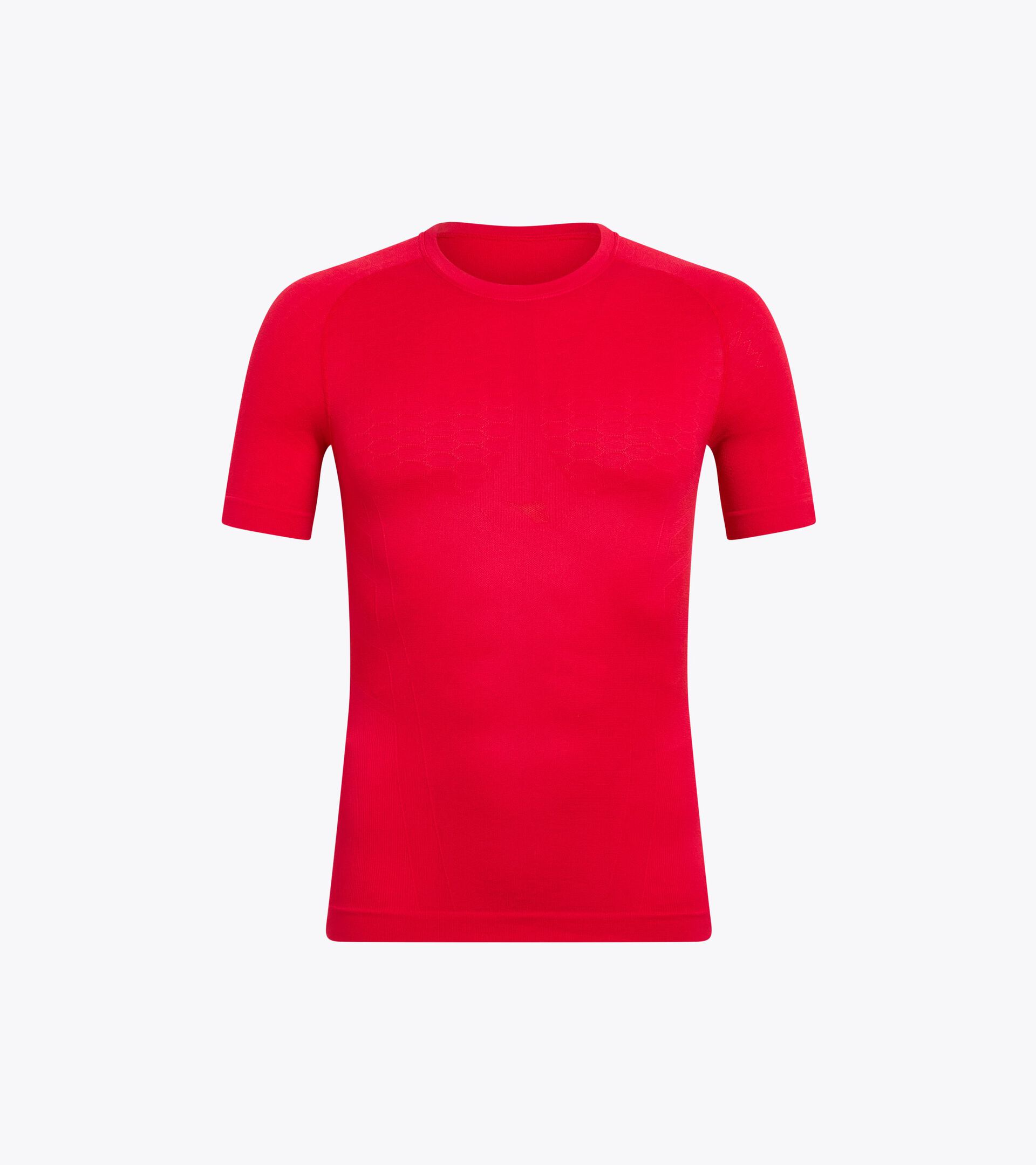 T-shirt d'entraînement à manches courtes - Homme SS T-SHIRT ACT ROUGE TOREADOR - Diadora