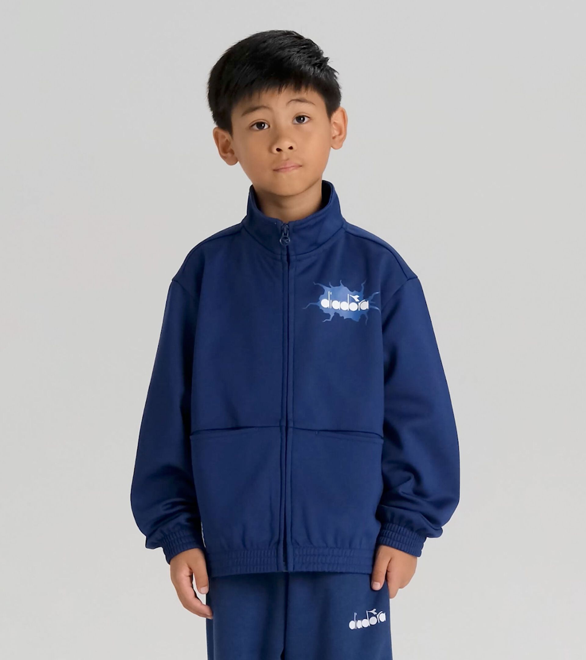 Looney Tunes track jacket - Gender Neutral - Kids 
 JU.TRACK JACKET TEAM LT SALTIRE NAVY - Diadora