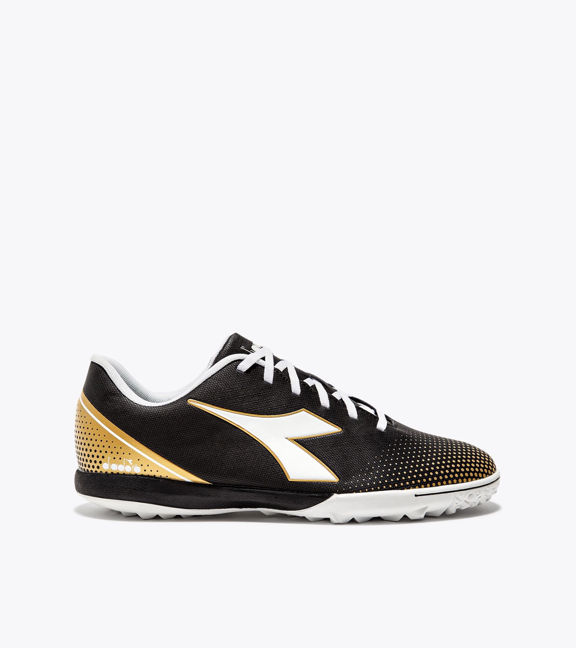 Calcio boots for synthetic grounds - Men’s PICHICHI 7 TFR BLACK/WHITE/GOLD - Diadora