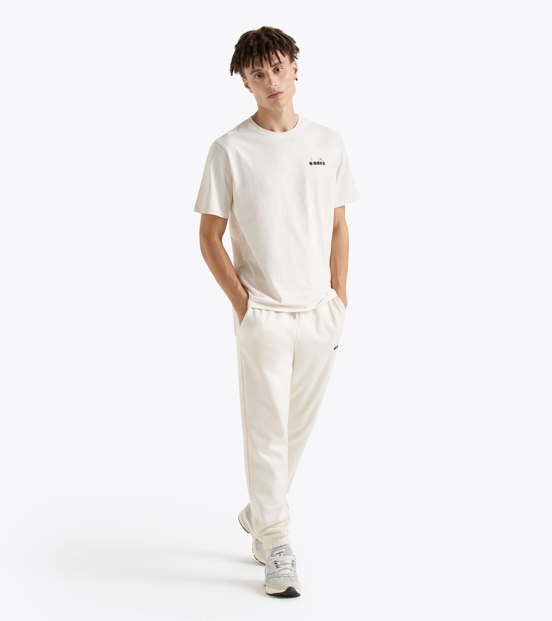 Sweatpants - Gender Neutral PANTS ROUTE WHITE ALYSSUM - Diadora