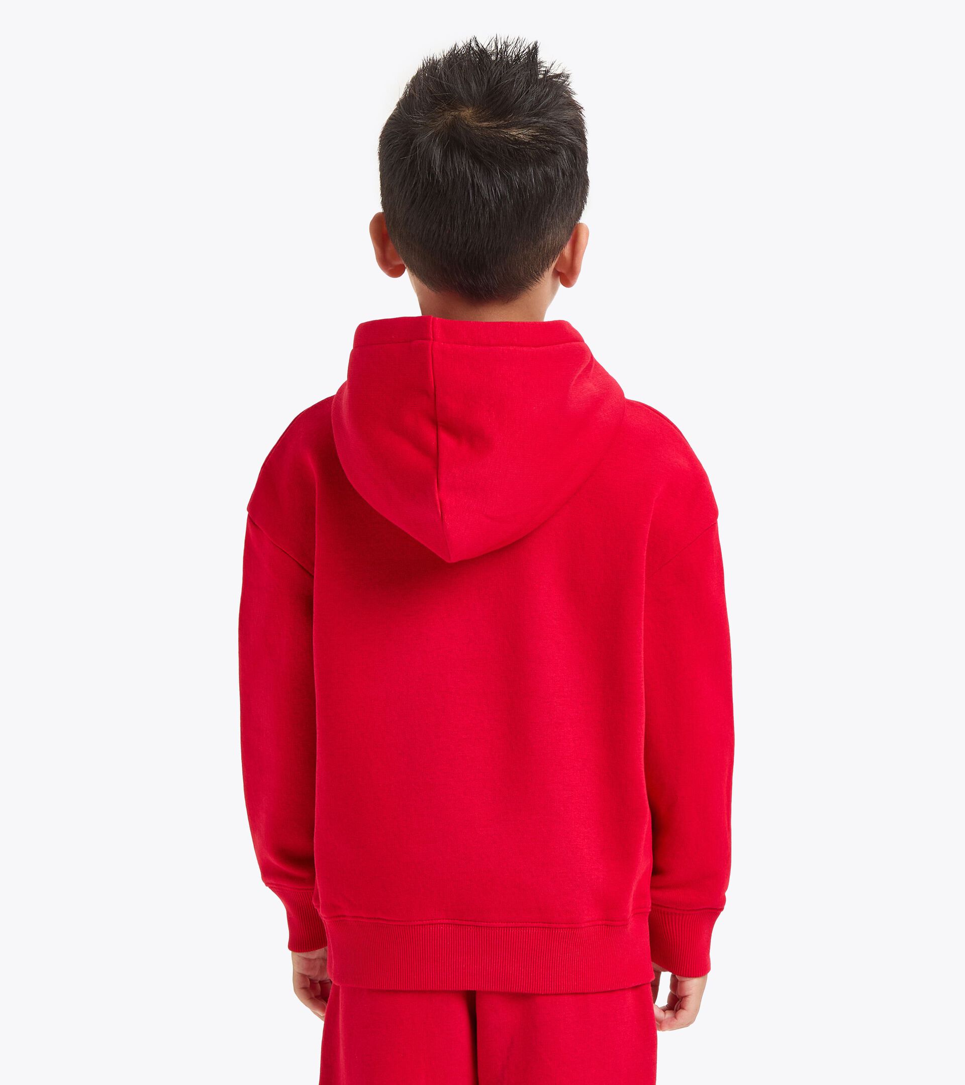 Sweat-shirt à capuche - Coupe confort - Ado garçon
 JB. HOODIE LOGO ROUGE SALSA - Diadora