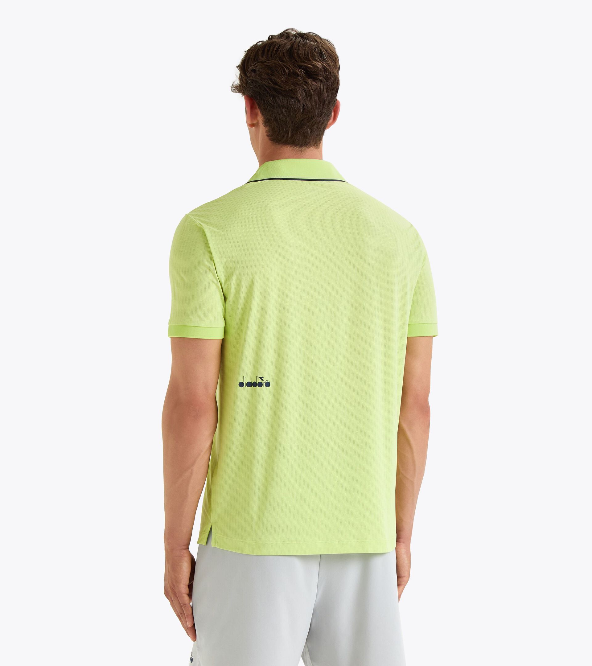 Tennis polo shirt - Competition - Men’s
 SS POLO ICON SHADOW LIME - Diadora