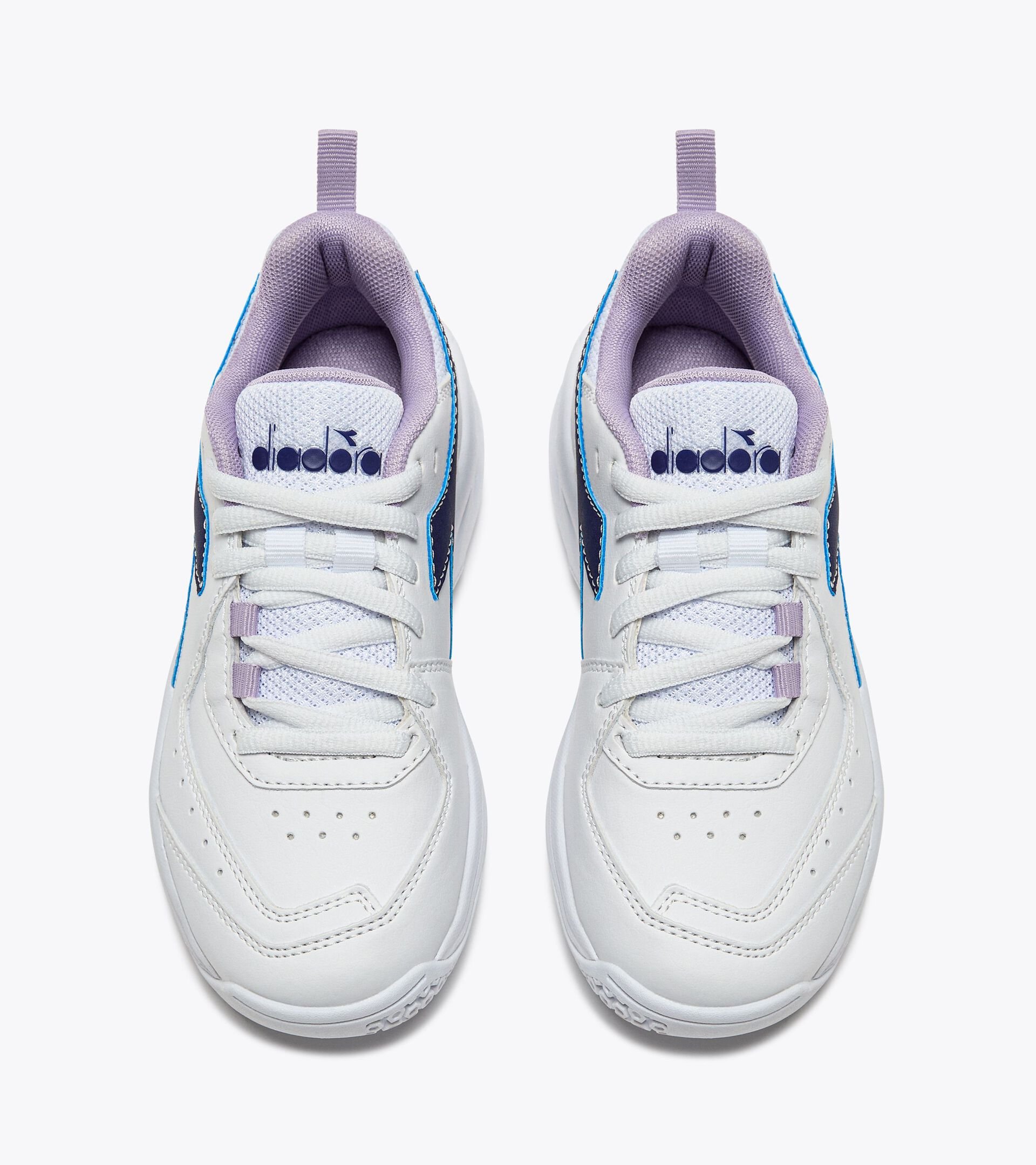 Chaussures de tennis - Enfants et adolescents S. CHALLENGE 5 SL JR WHITE/ASTRAL AURA - Diadora