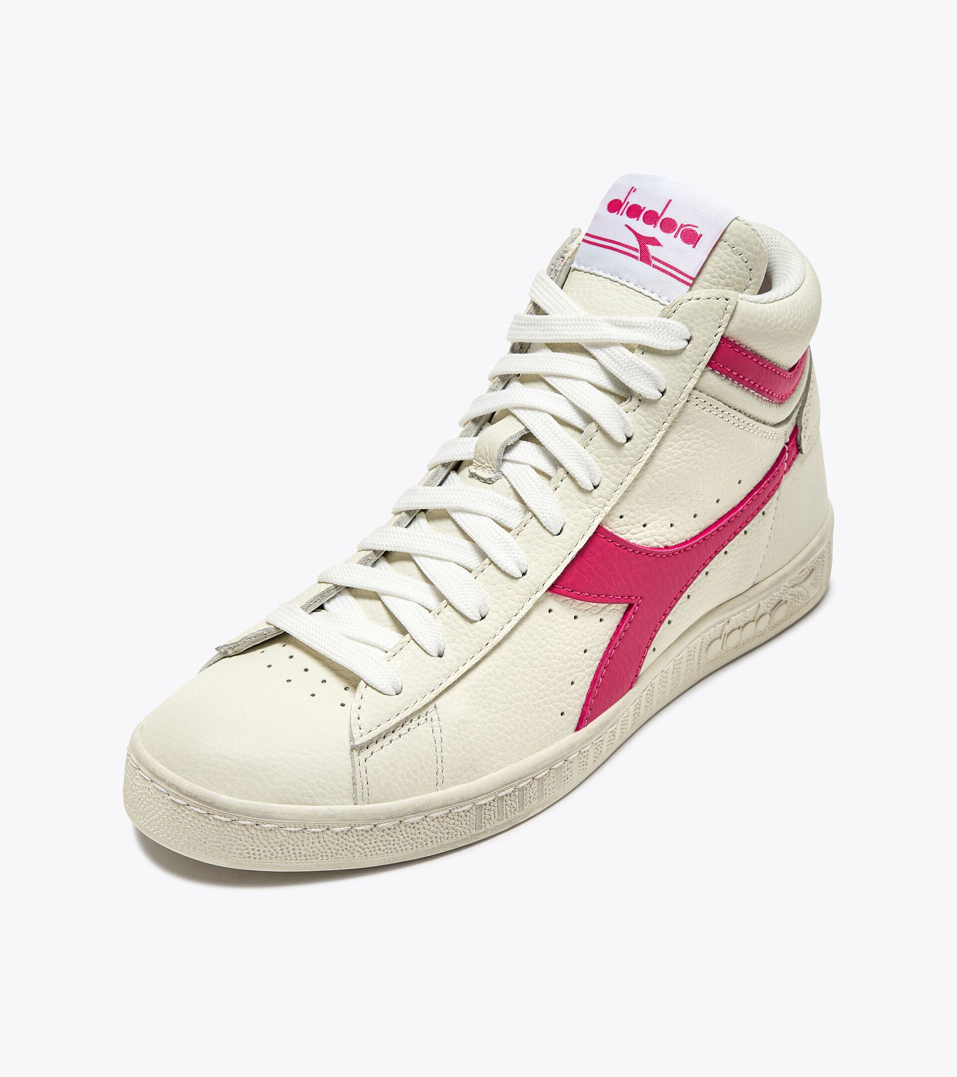 Zapatilla deportiva - Gender neutral GAME L HIGH WAXED BLANCO/FRAMBUESA SORBETE - Diadora