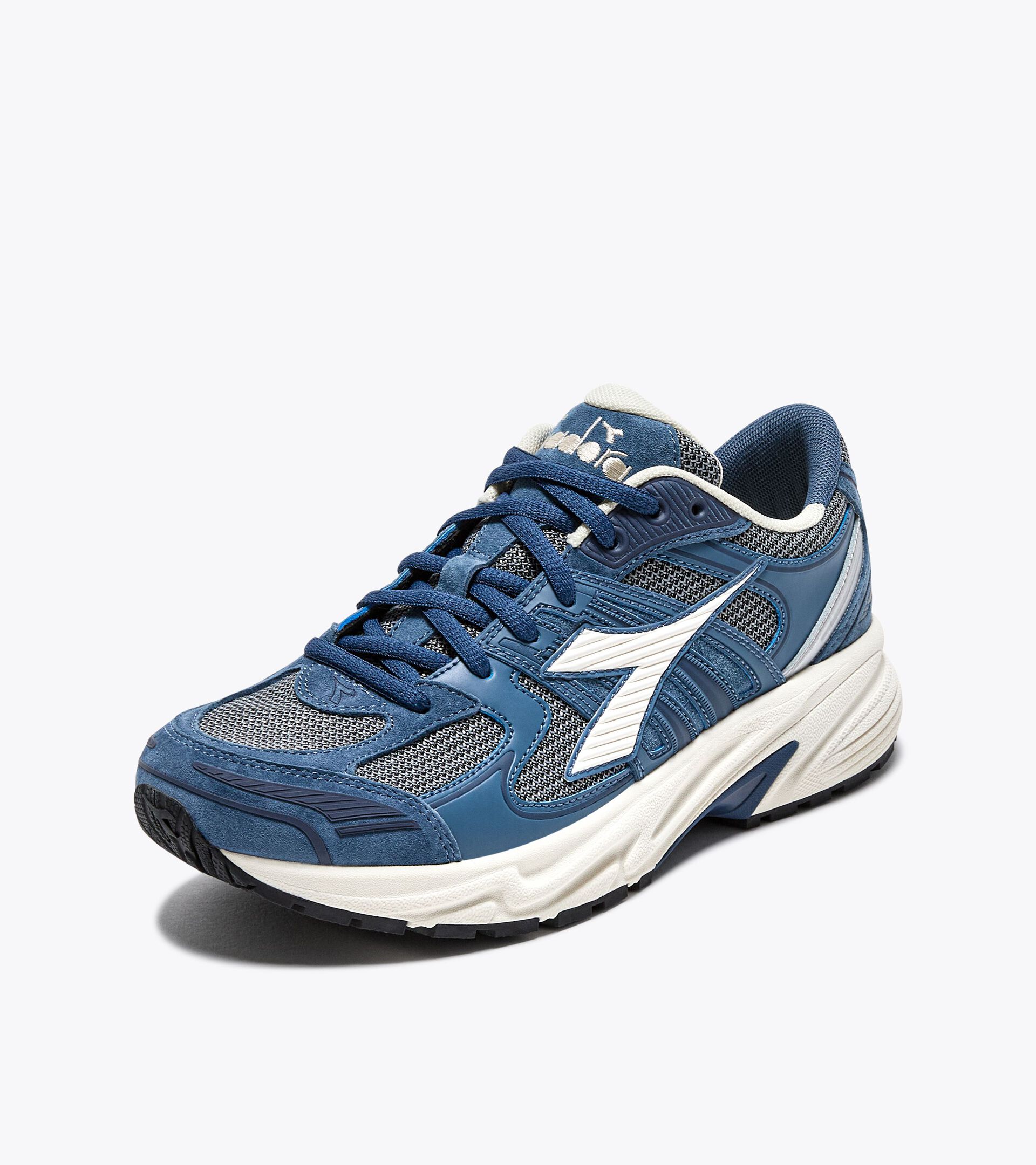 Sports sneakers - Pigskin leather - Gender Neutral MYTHOS STAR PIGSKIN BLUE DARK DENIM - Diadora