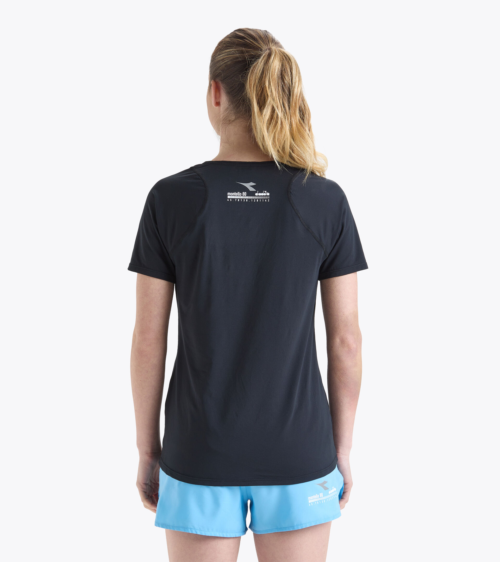 Camiseta para correr - Mujer L. SUPER LIGHT SS T-SHIRT BE ONE NEGRO - Diadora