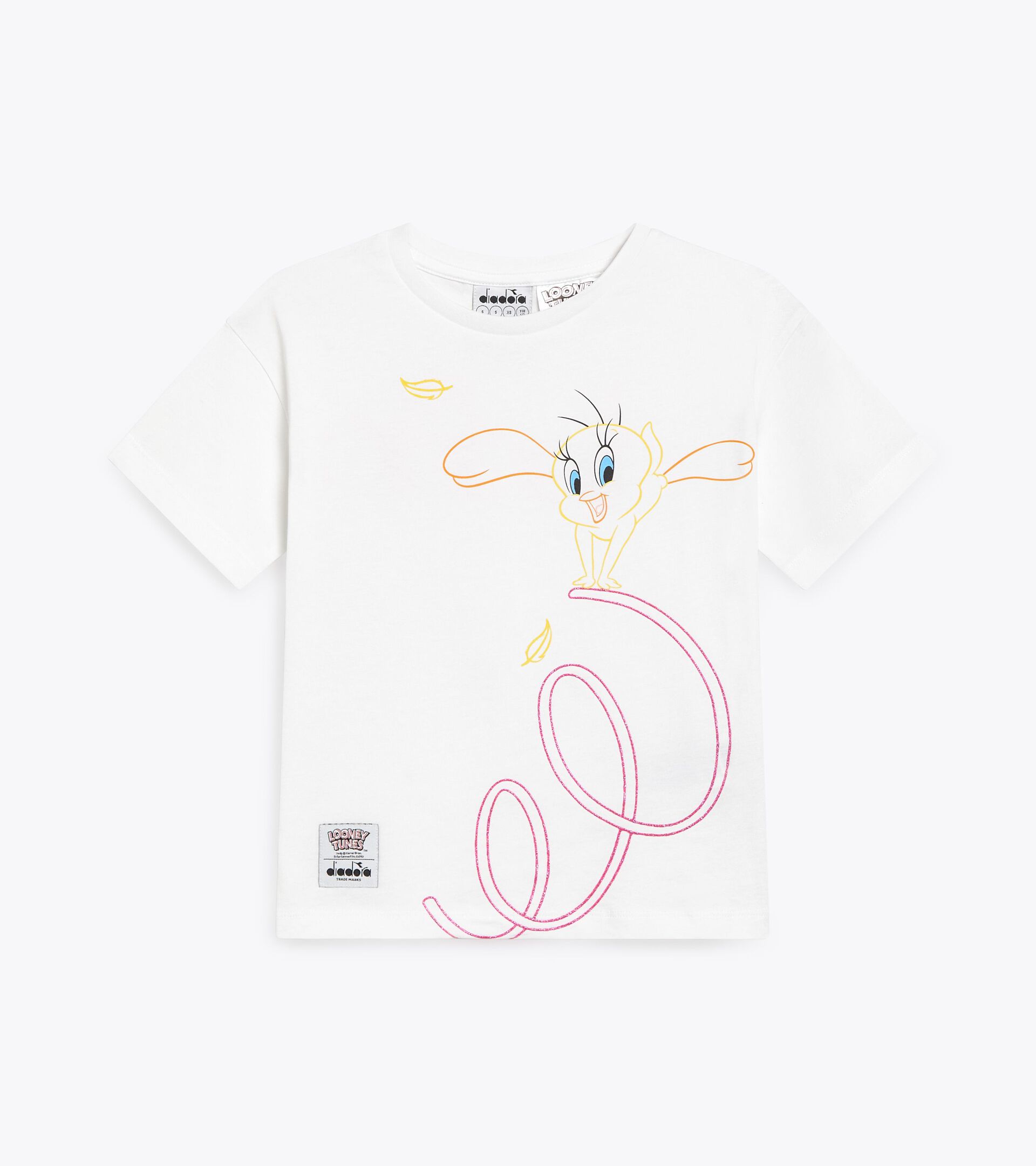 Looney Tunes t-shirt - Girls 
 JG.T-SHIRT SS TEAM LT OPTICAL WHITE - Diadora