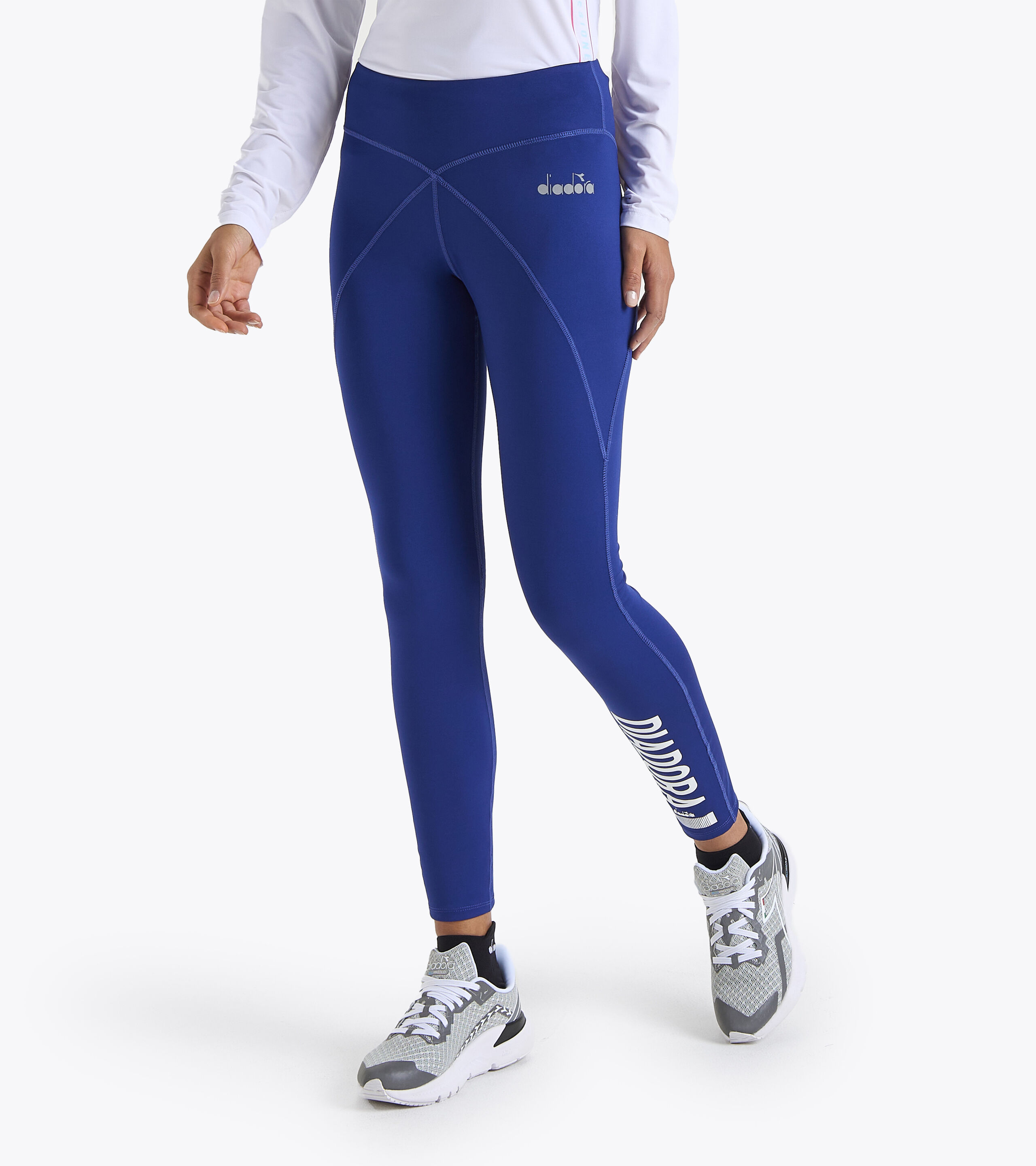 Lilac & Blue Print Leggings for Women – PeachFit Sportswear