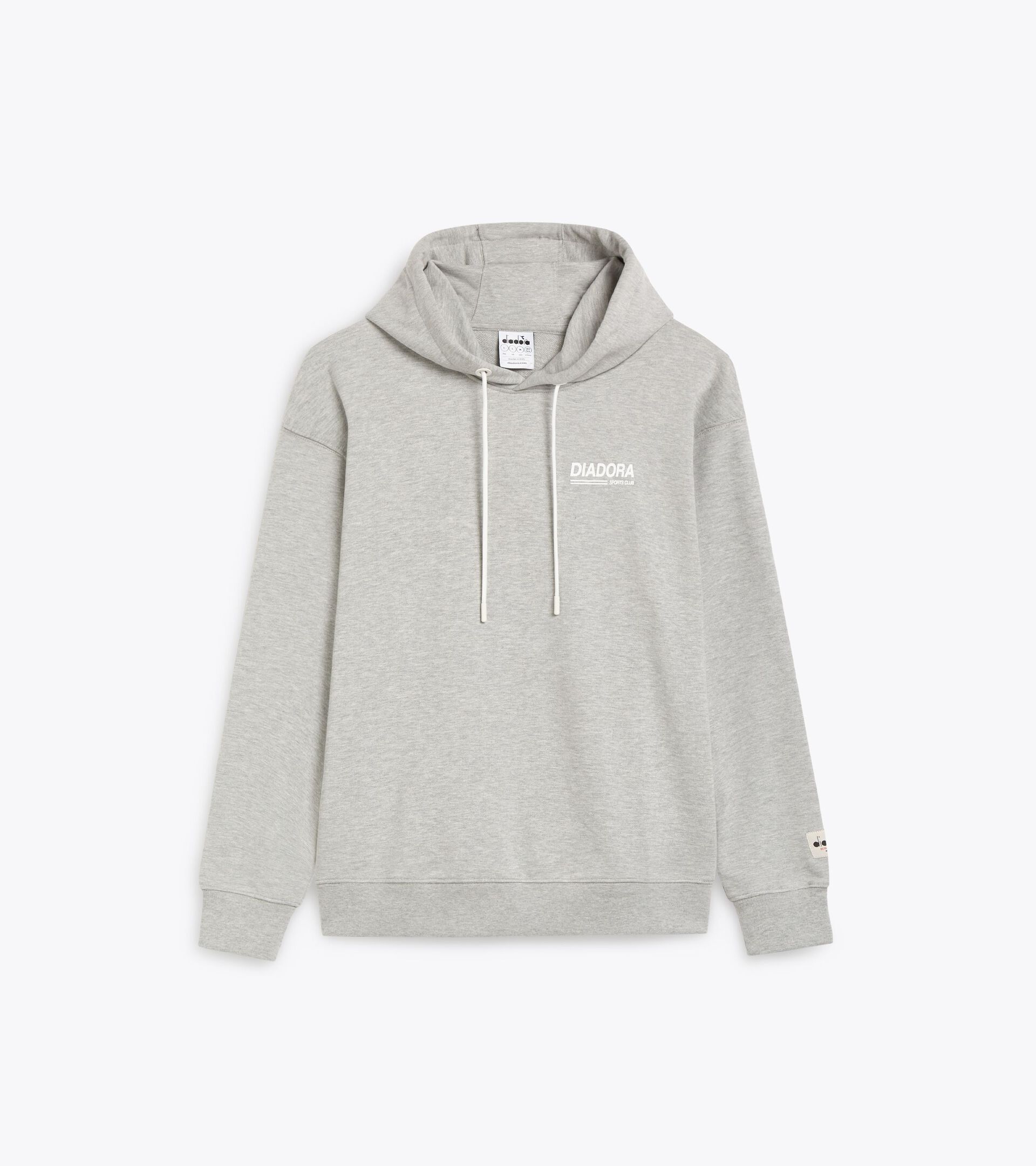 Hoodie Legacy Comfort Fit - Made in Italy - Genderneutral HOODIE LEGACY HOCHHAUS MELANGE - Diadora