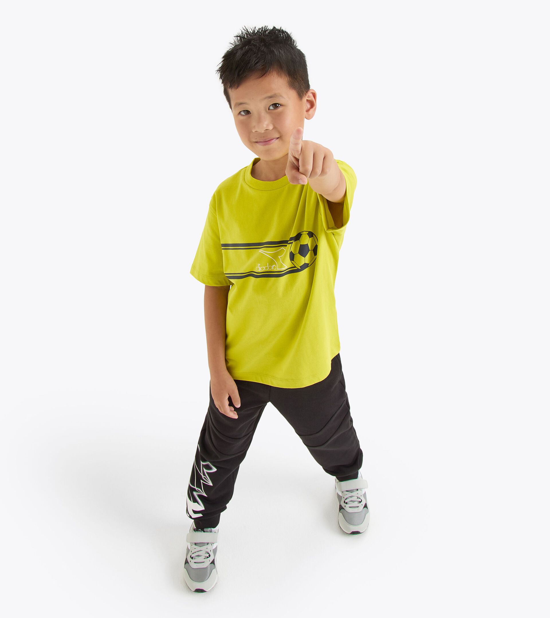 T-Shirt mit Print - Comfort Fit - Kinder
 JB. T-SHIRT SS GEBRECHLICH SPRIECHEN - Diadora