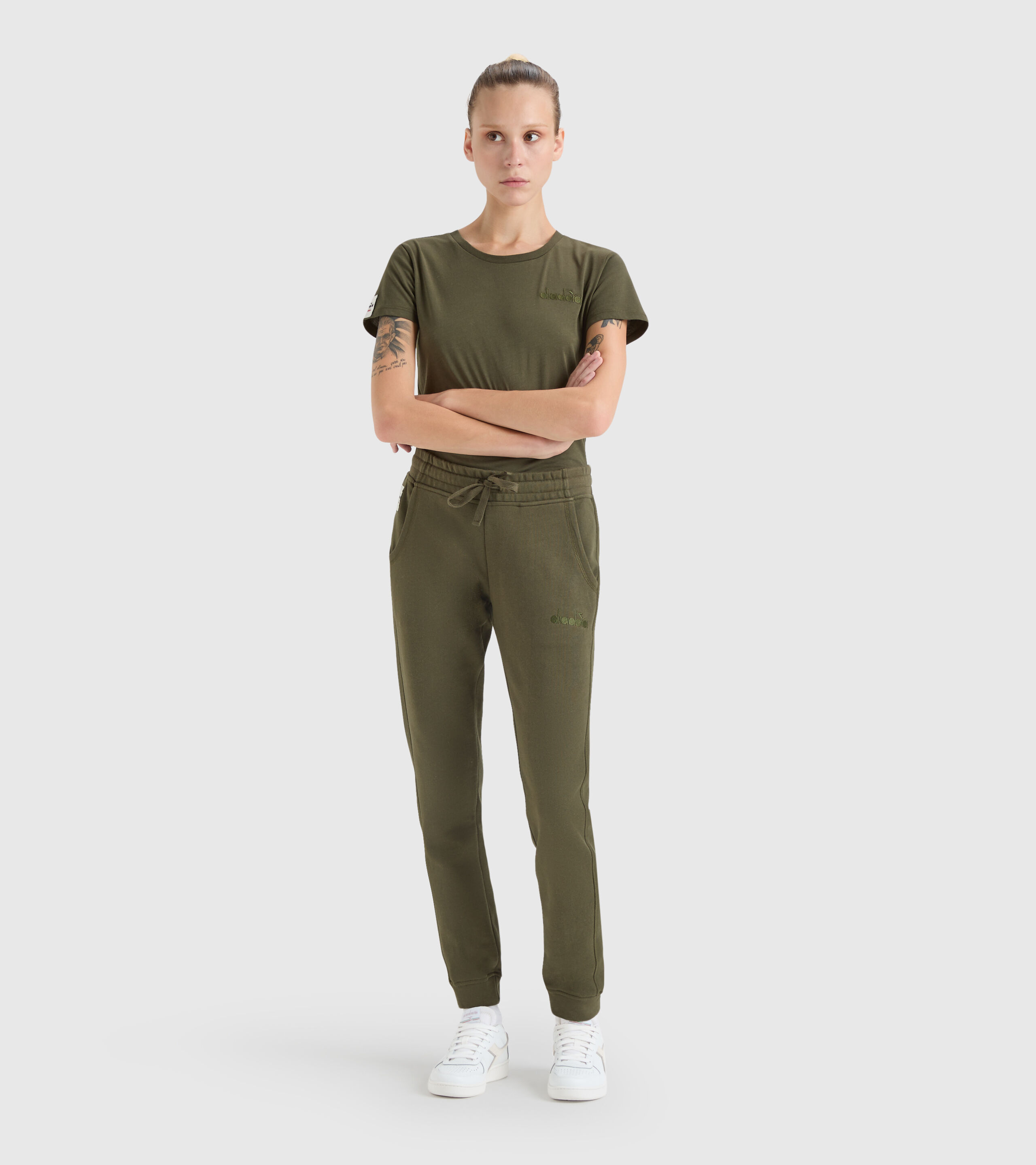 L JOGGER PANT MII Cotton sports trousers  Made in Italy  Women  Diadora  Online Store IN