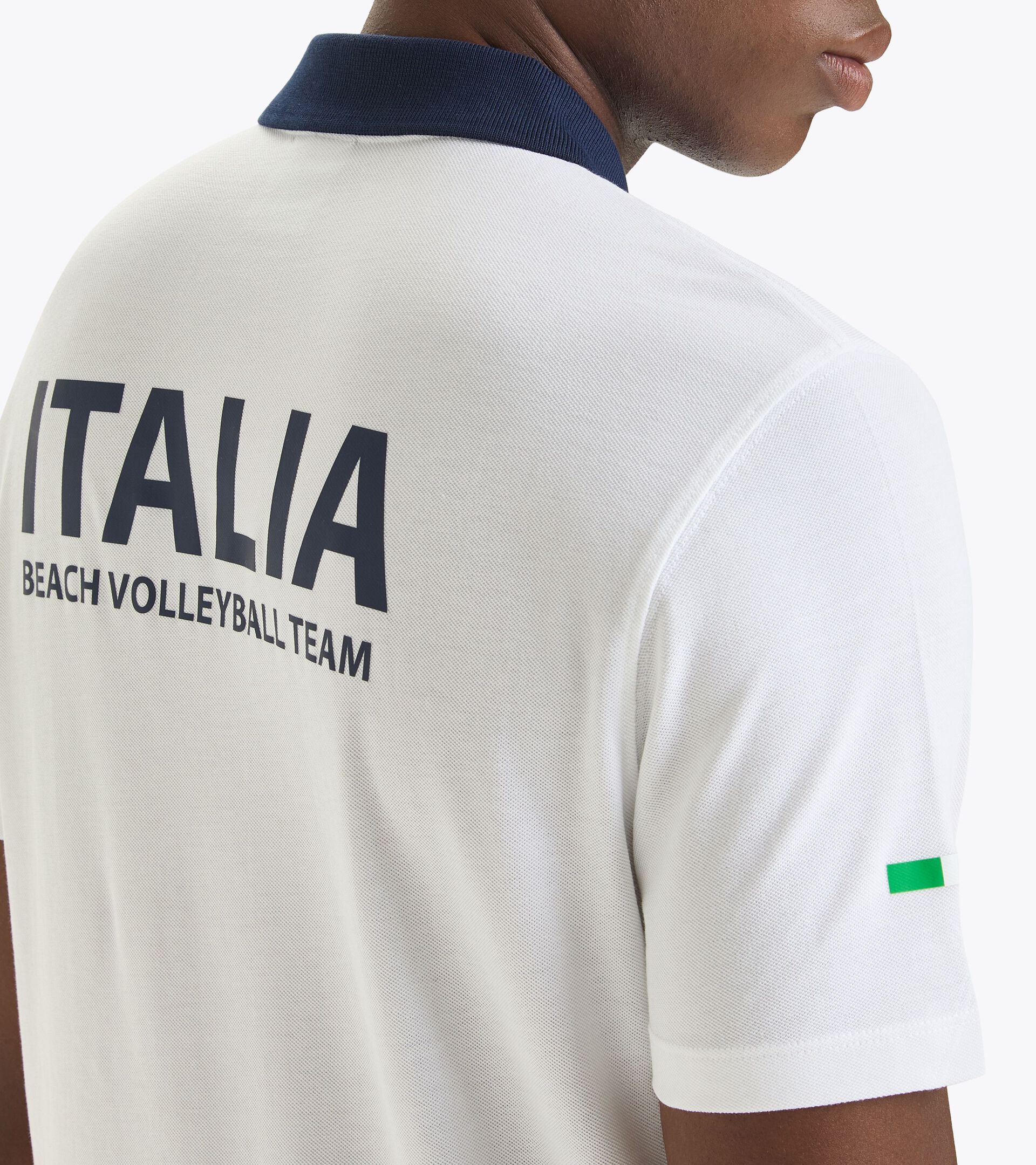 Polo de représentation - Équipe Nationale de Beach Volley POLO RAPPRESENTANZA BV24 ITALIA BLANC VIF - Diadora