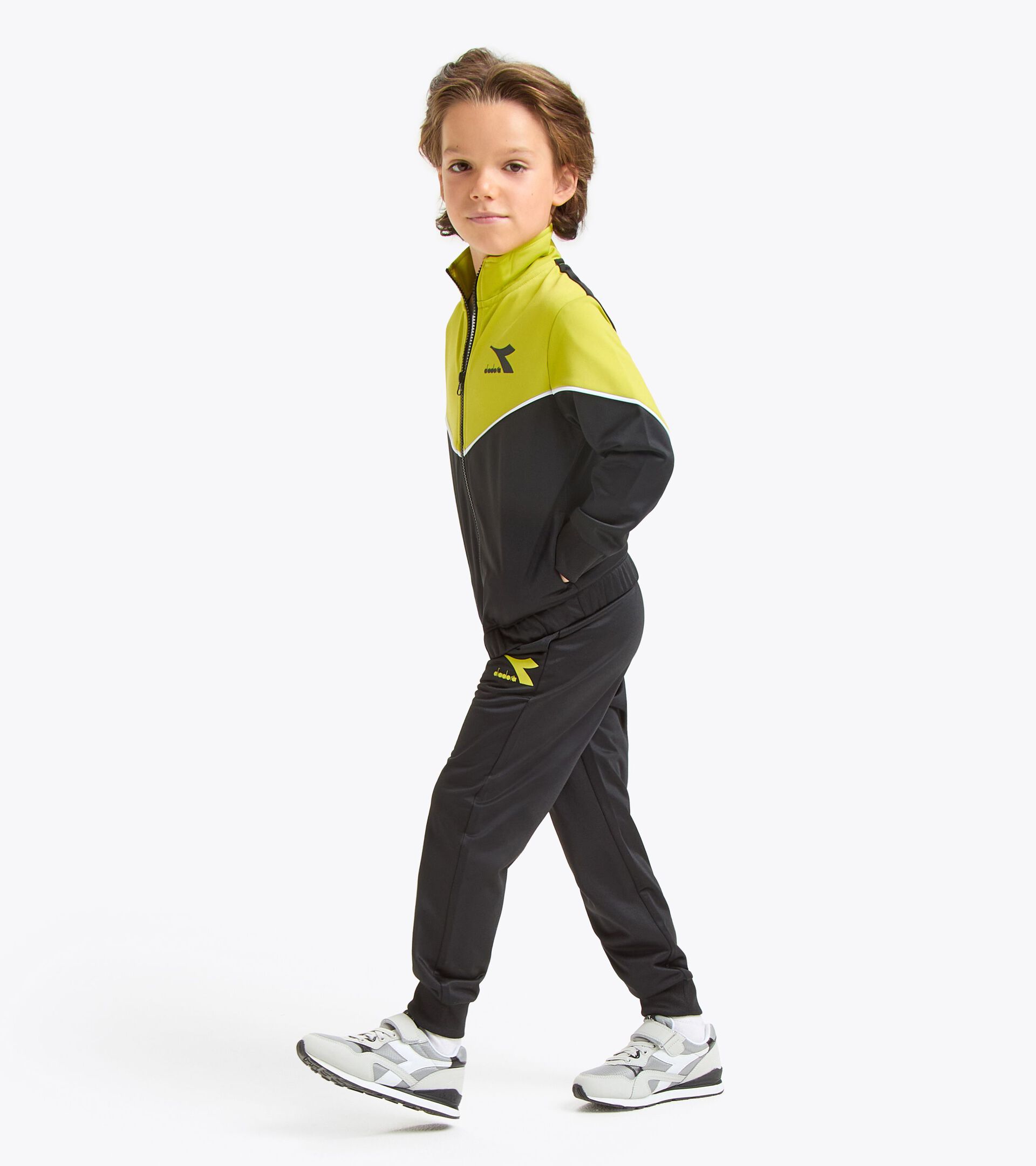 Chándal - Niño/Adolescente
 JB. TRACKSUIT FZ LOGO NEGRO - Diadora