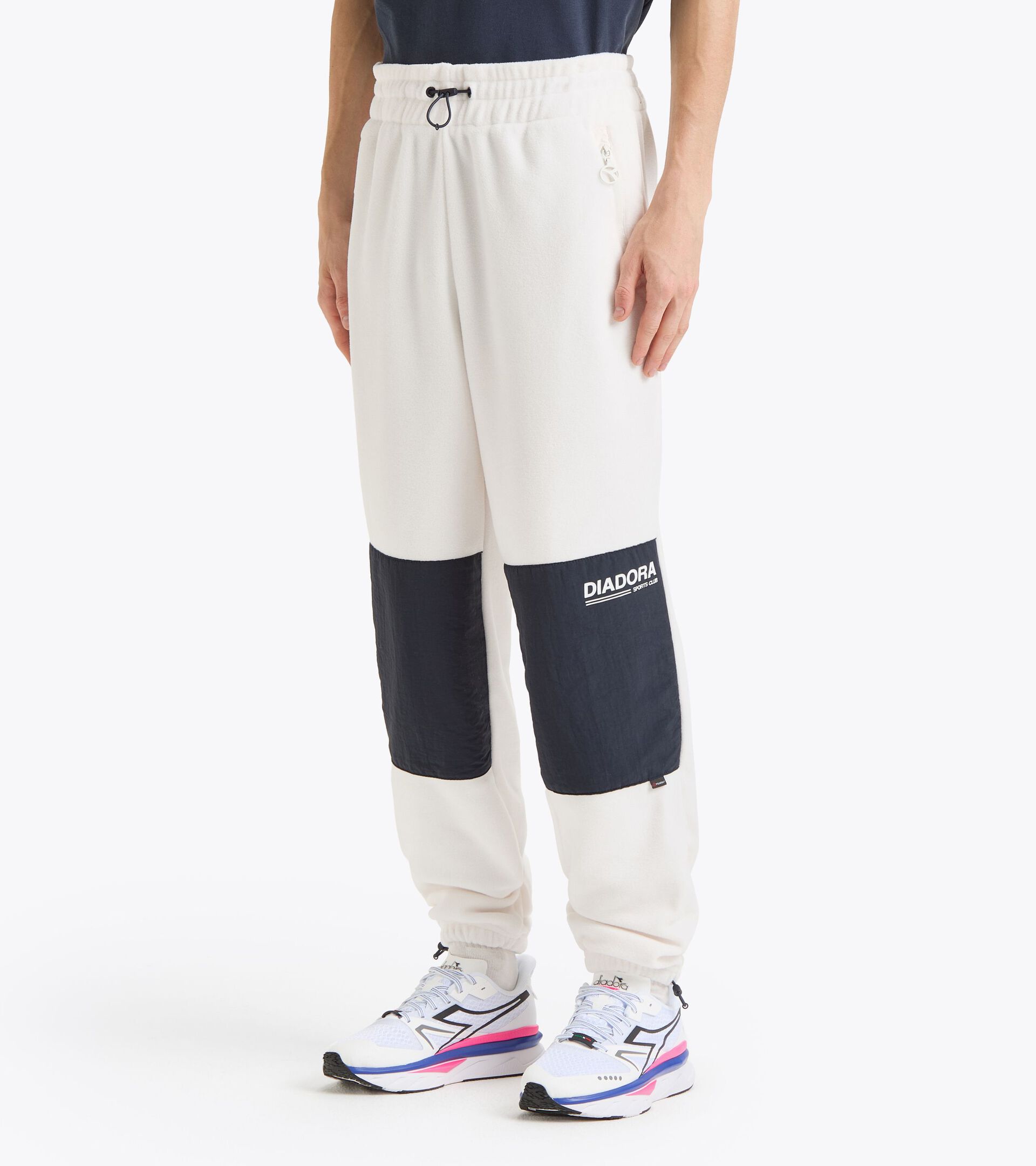 Legacy sporty pants - Made in Italy - Gender Neutral
 PANTS SHERPA LEGACY WHITE ALYSSUM - Diadora