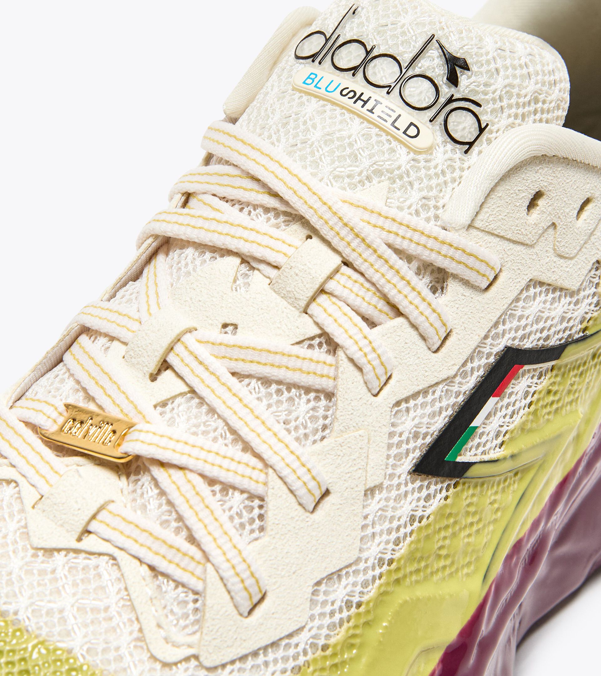 Women's Colville x diadora Mythos Blushield Volo 2 Gold VOLO COLVILLE X DIADORA CELERY/POMEGRANATE - Diadora