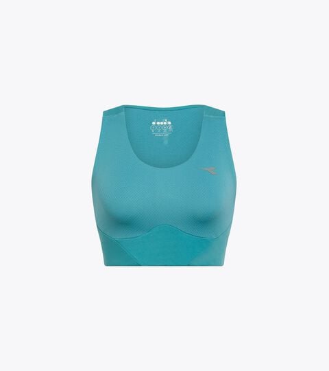 Power Seamless Sports Bra - Ceramic Turquoise