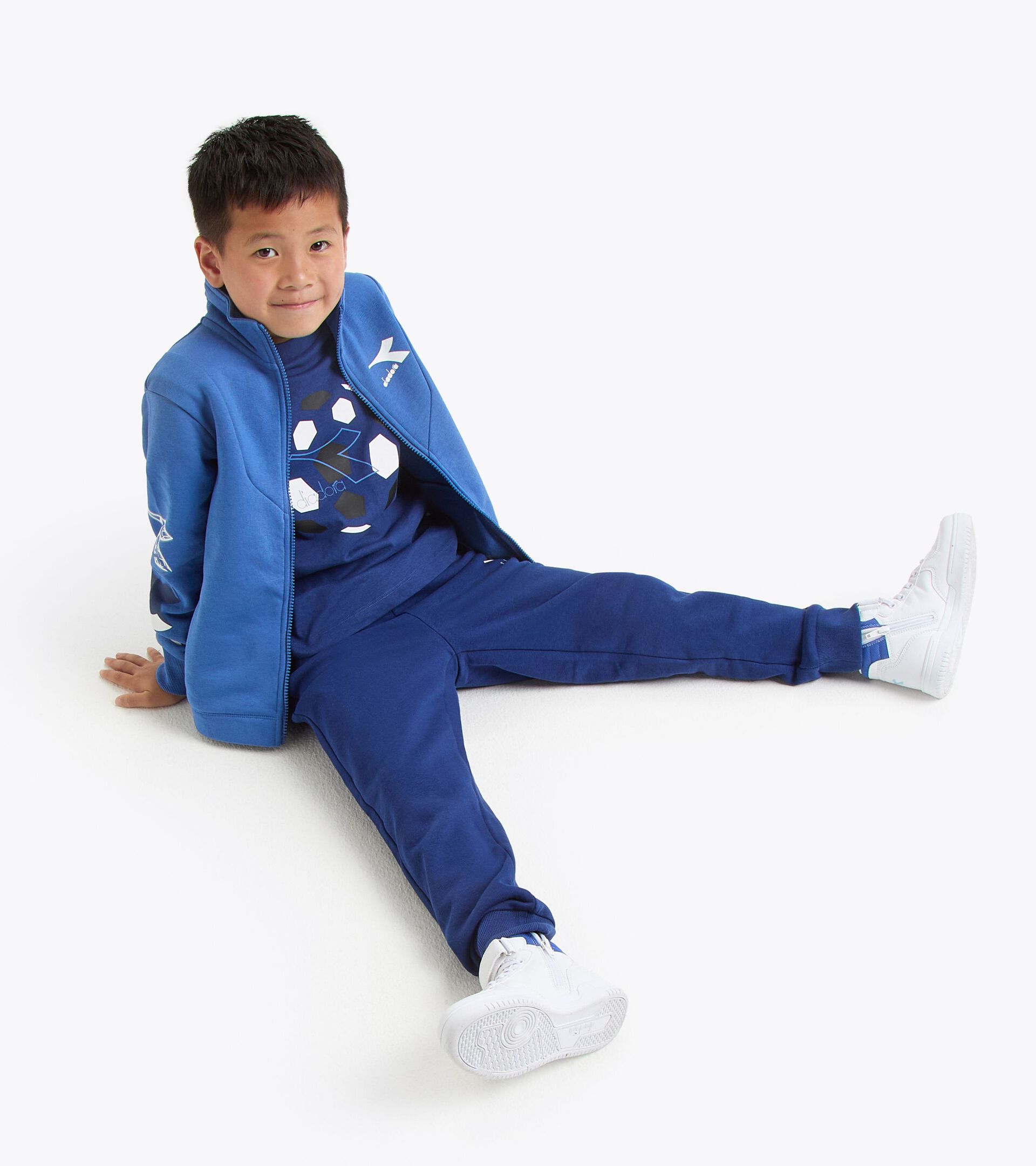 Tracksuit - Boy
 JB. TRACKSUIT FZ LOGO BLUE BYZANTINE - Diadora