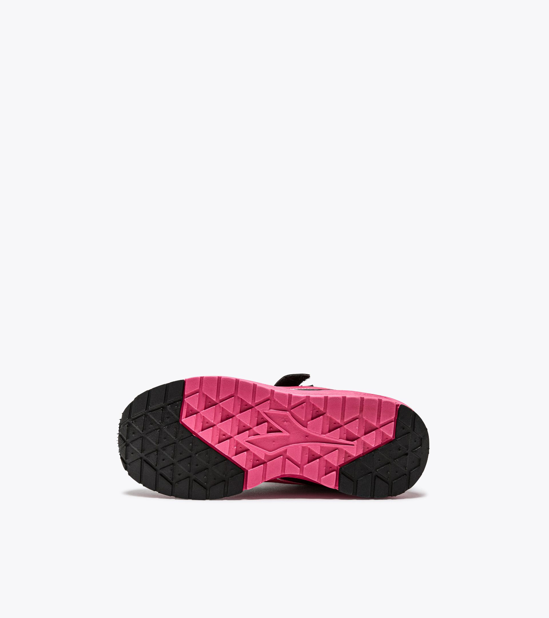 Zapatillas de running juveniles - Unisex  FALCON 4 JR V BLACK/RASPBERRY SORBET - Diadora