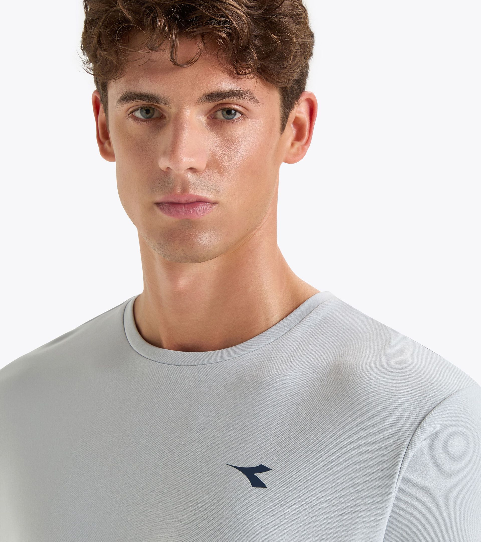 Tennis t-shirt - Men’s
 SS T-SHIRT TENNIS GREY CLOUD - Diadora