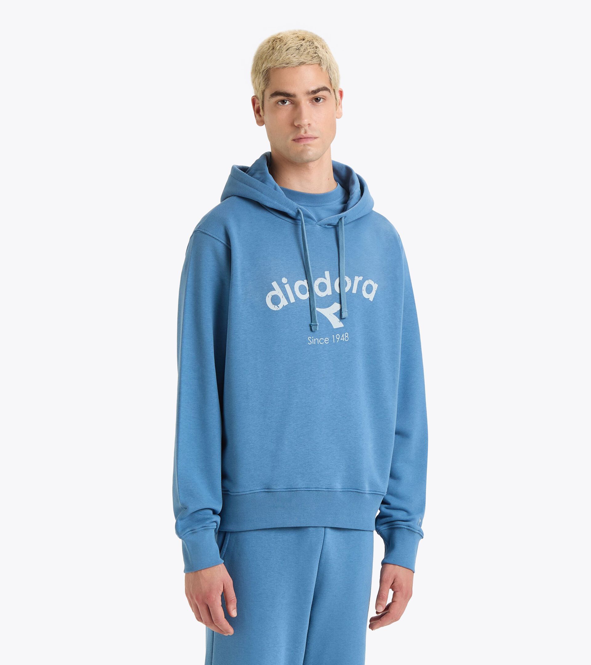 Sweatshirt mit Kapuze - genderneutral
 HOODIE ATHL. LOGO DIADEM BLAU - Diadora