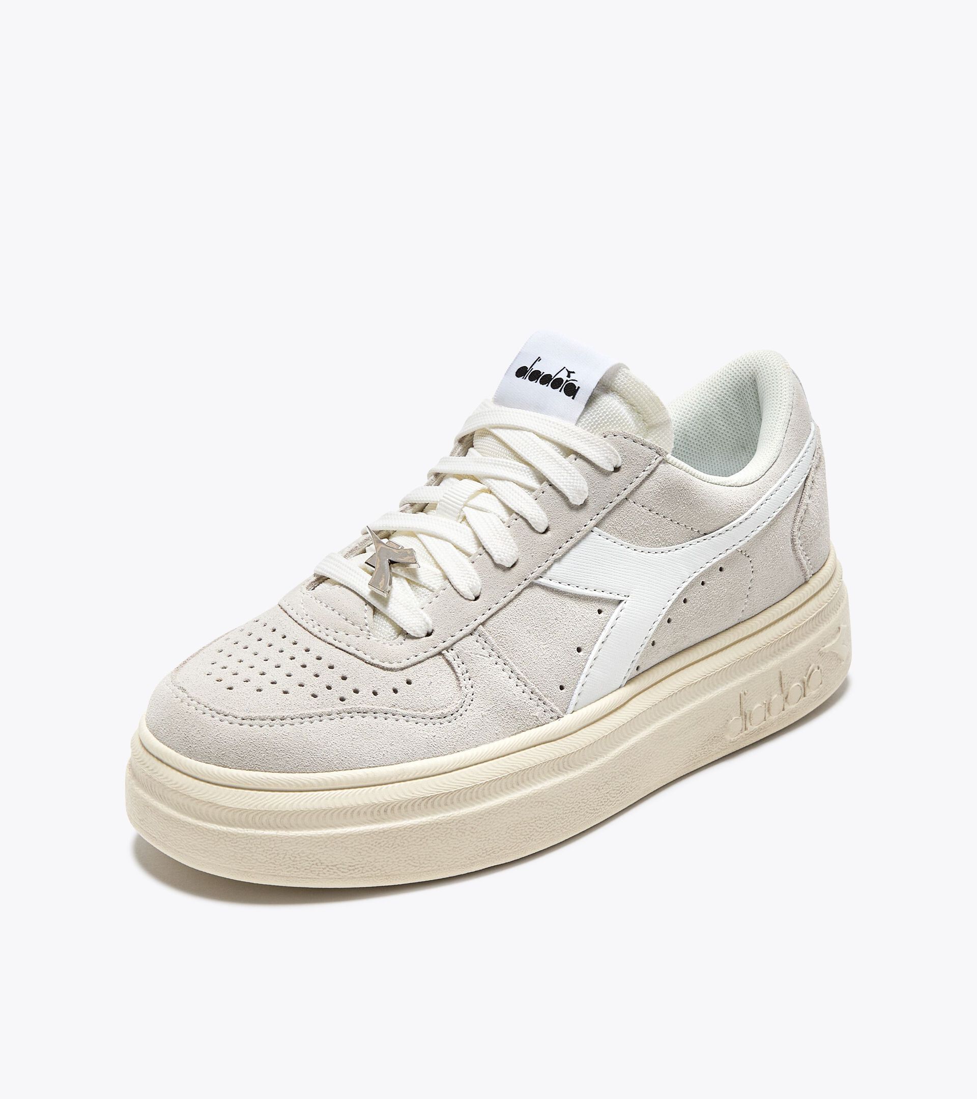 Sneakers de sport - Semelle plateforme - Femme 
 MAGIC BOLD SUEDE WN BLANC/BLANC - Diadora