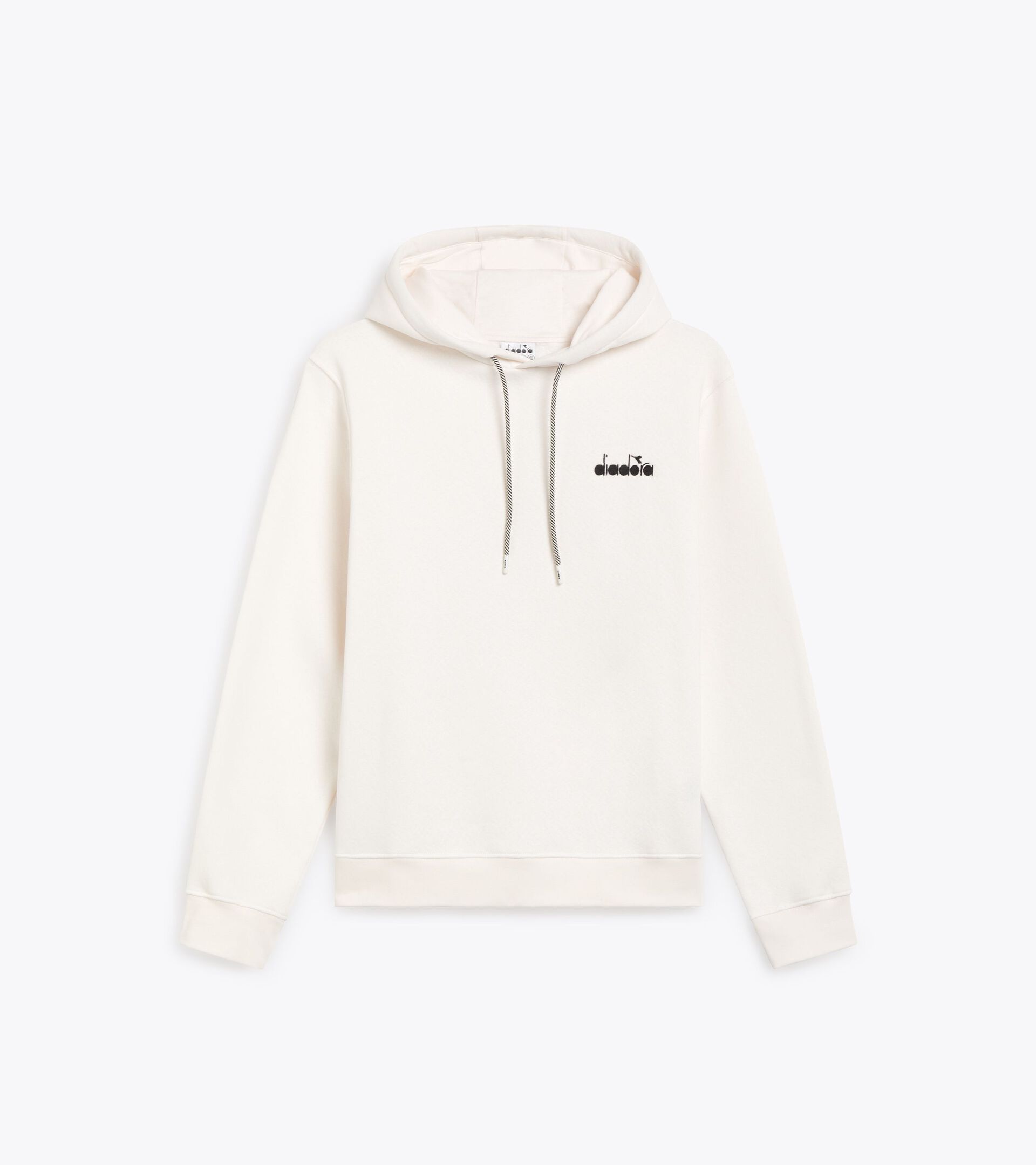 Sporty hoodie - Gender Neutral HOODIE ROUTE WHITE ALYSSUM - Diadora