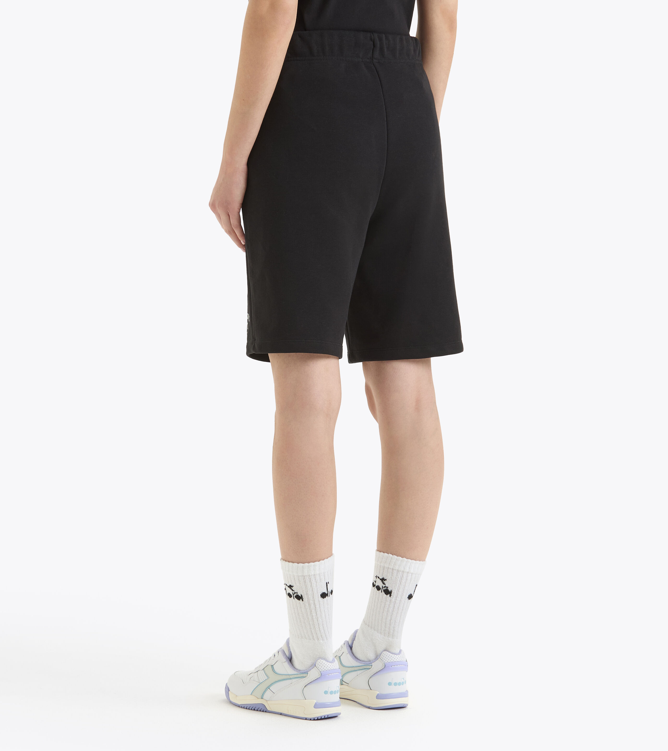BERMUDA ATHL. LOGO French terry cotton bermuda shorts - Gender