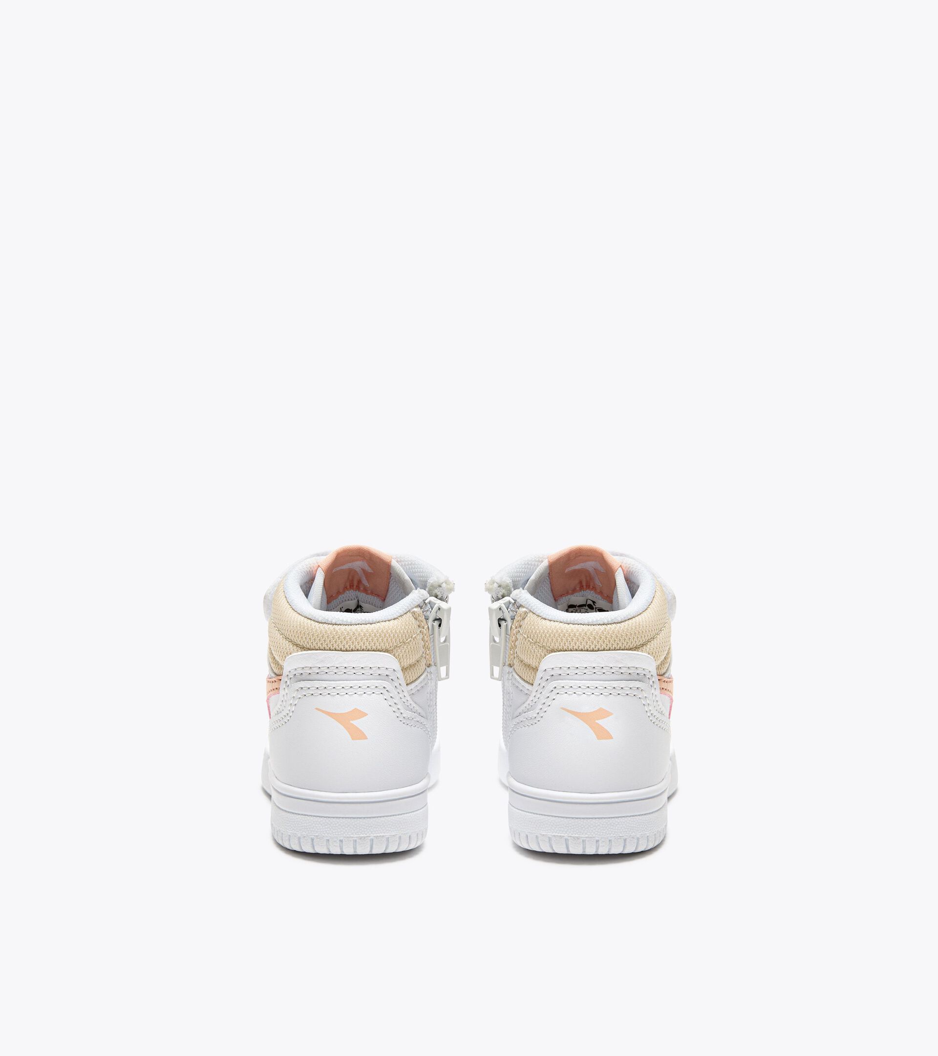 Sports shoes - Toddlers 1-4 years RAPTOR MID TD WHITE/PEACH PARFAIT - Diadora