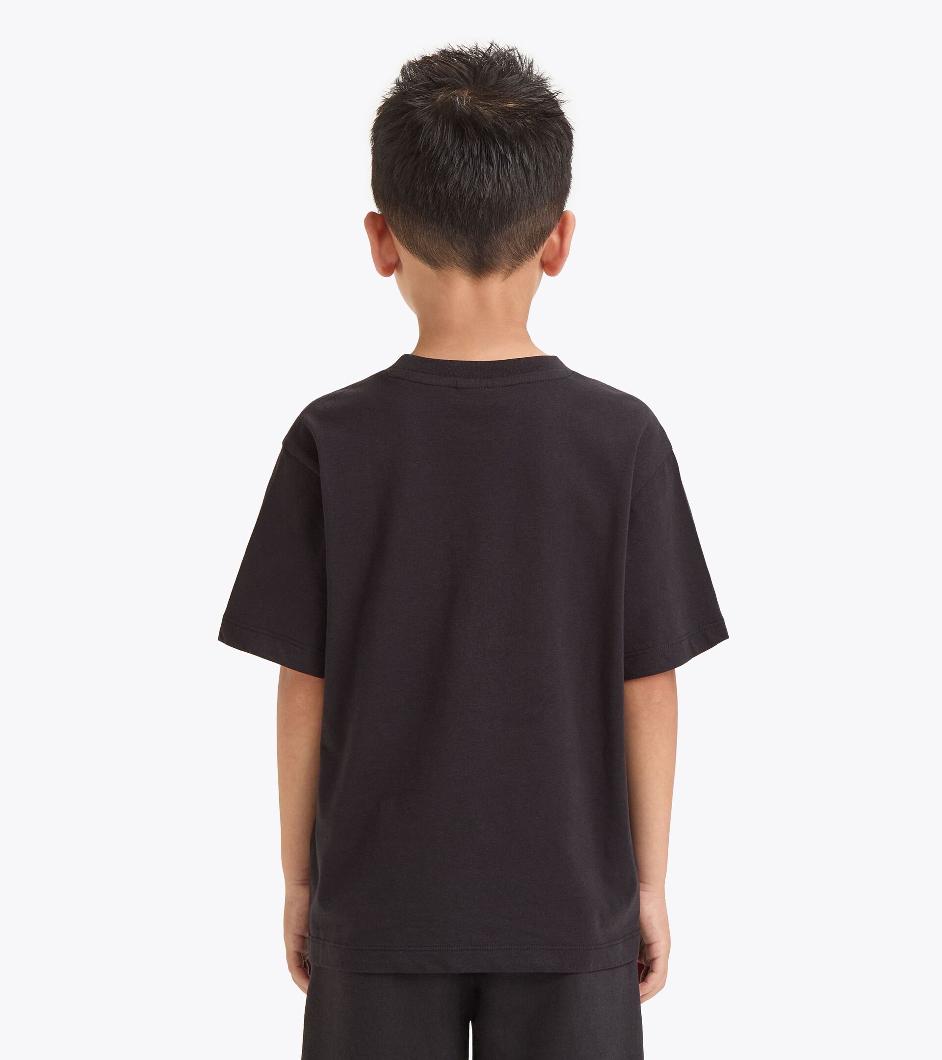 Camiseta con estampado - Corte cómodo - Niños/Adolescentes
 JB. T-SHIRT SS LOGO NEGRO - Diadora