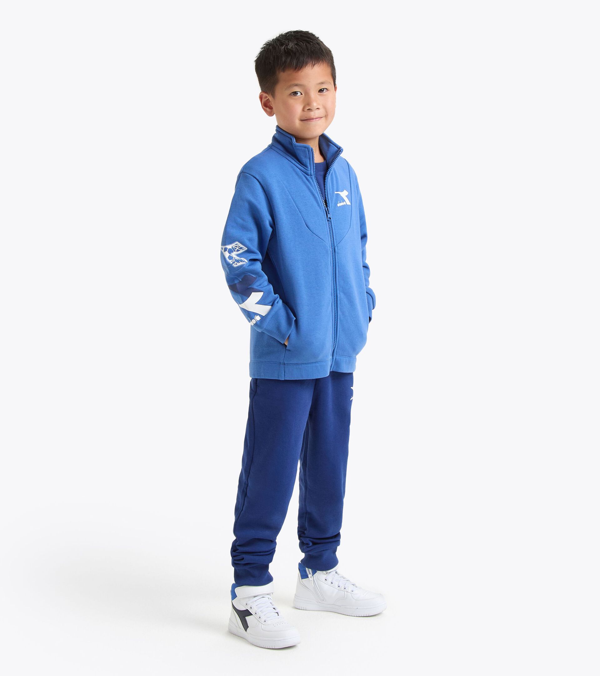 Tracksuit - Boy
 JB. TRACKSUIT FZ LOGO BLUE BYZANTINE - Diadora