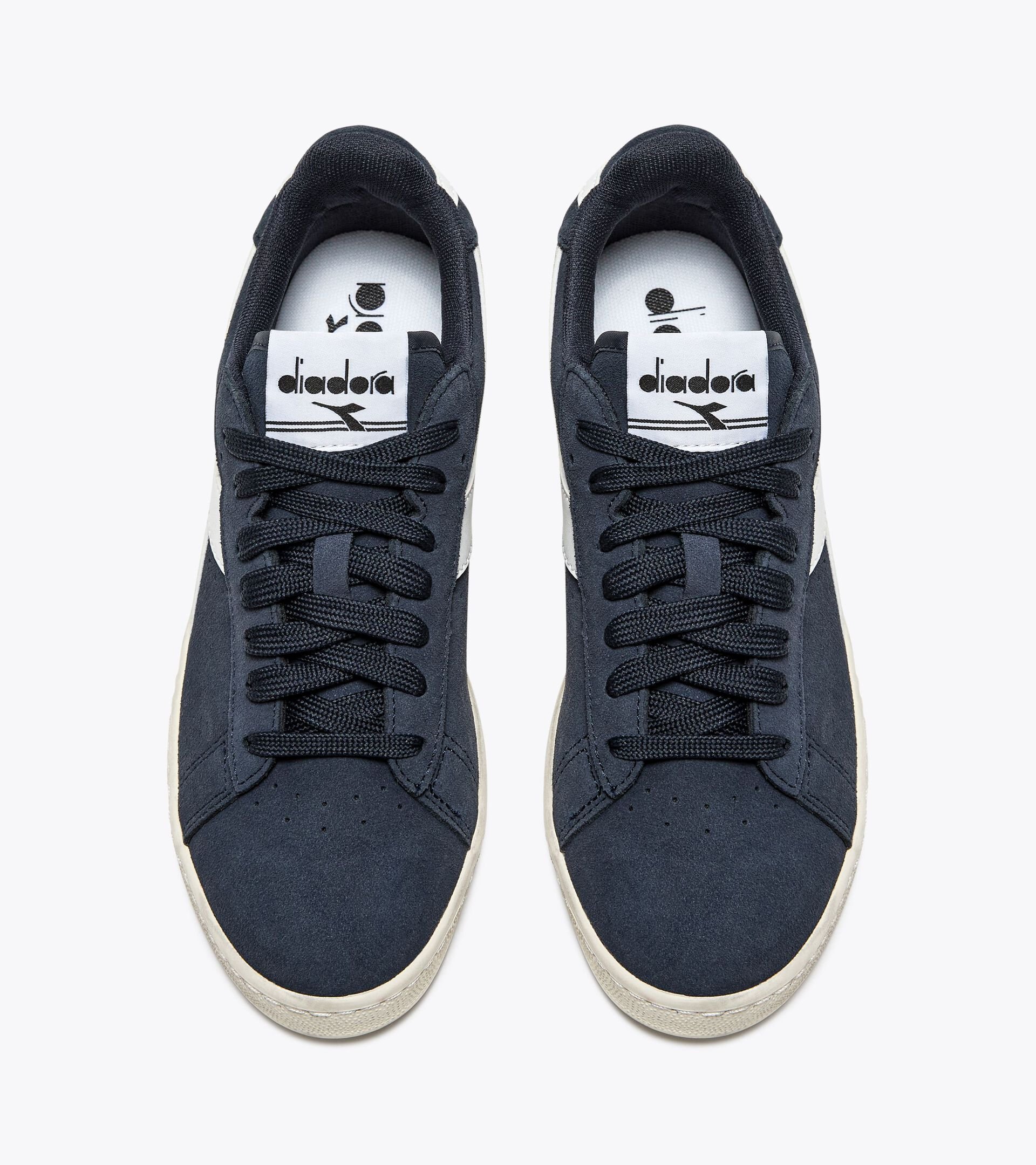 Chaussures de sportswear - Gender neutral GAME L LOW SUEDE WAXED BLEU NUITS - Diadora