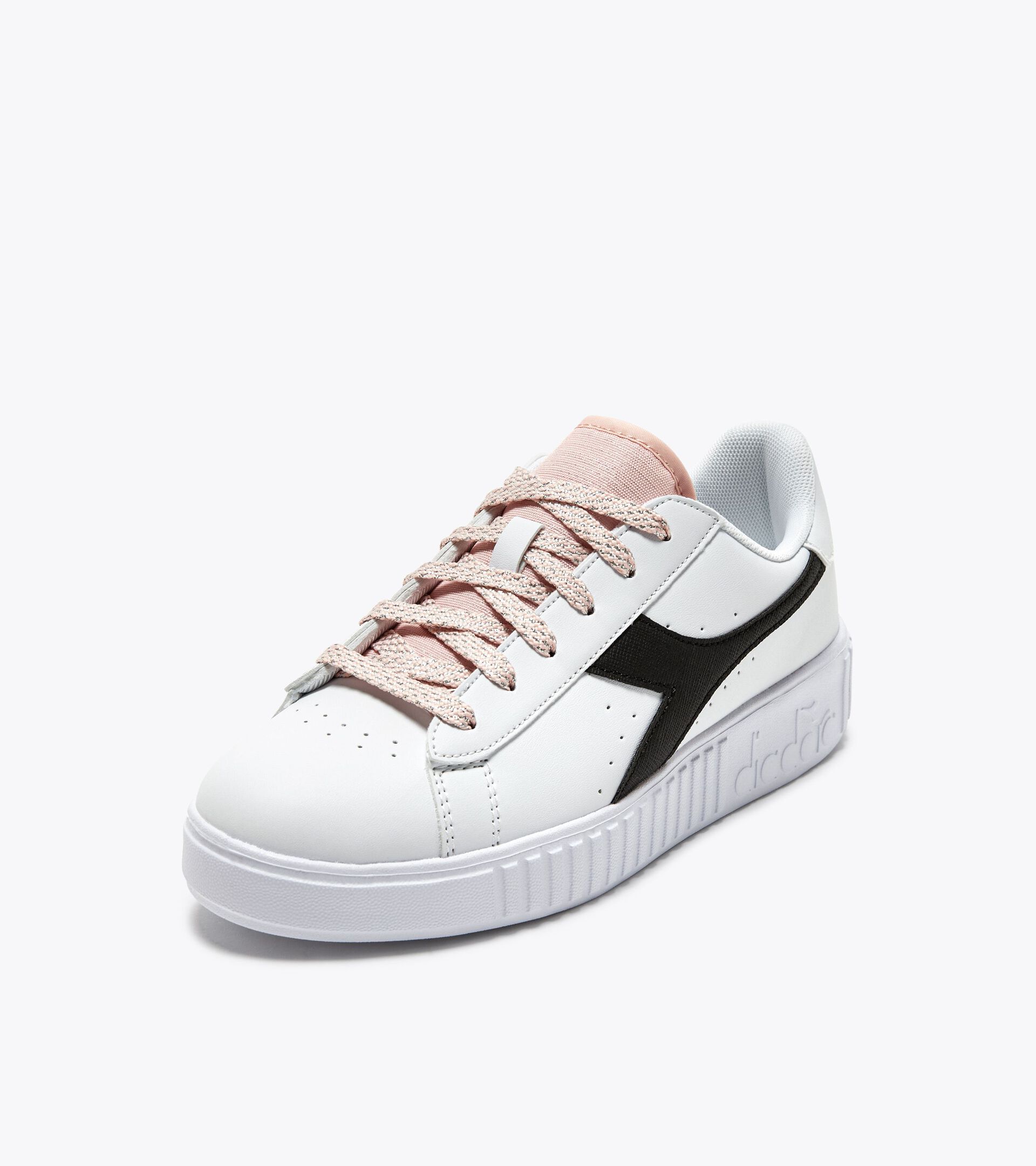 Chaussures de sport - Ado fille - 8-16 ans GAME STEP P GS GLITCH BLANC/NOIR (C0351). - Diadora