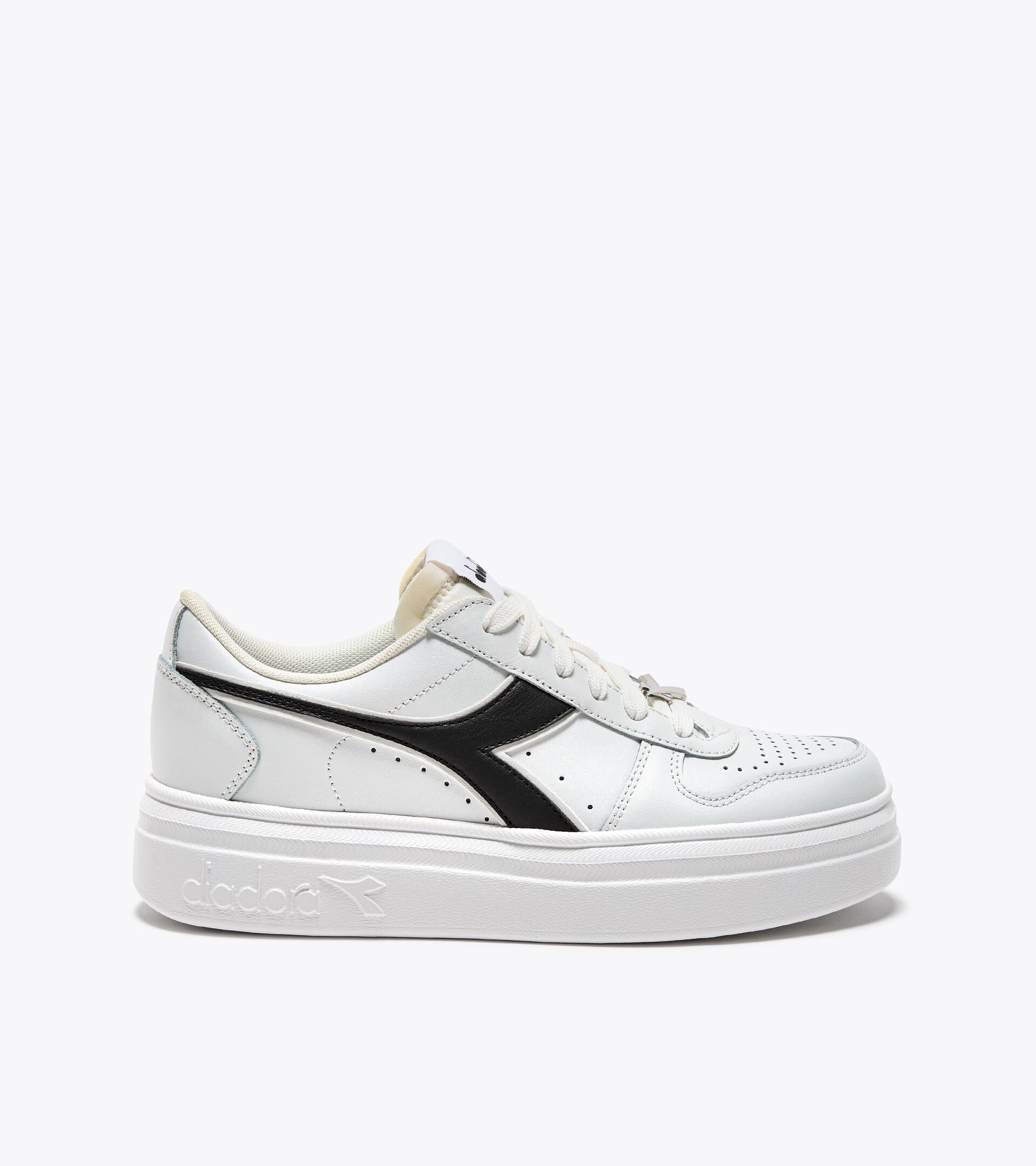 Sports sneakers - Women’s - Platform sole MAGIC BOLD WN WHITE/WHITE/BLACK - Diadora