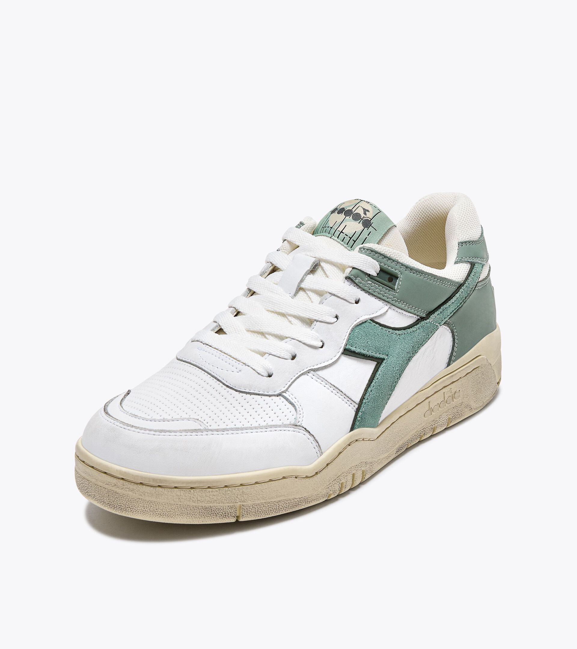 Heritage shoe - Gender Neutral B.560 USED ICEBERG GREEN - Diadora