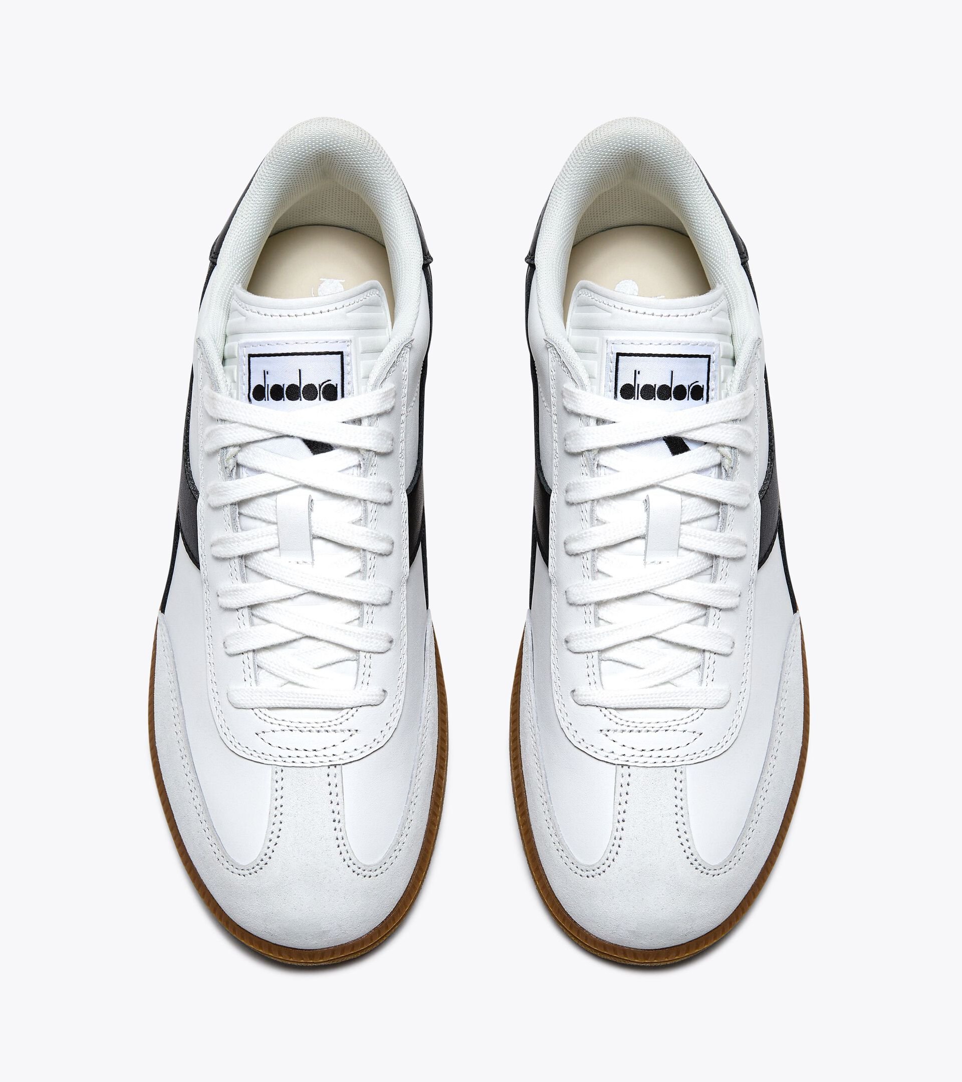 Leather sneakers - Gender Neutral TRAINER WHITE/BLACK - Diadora