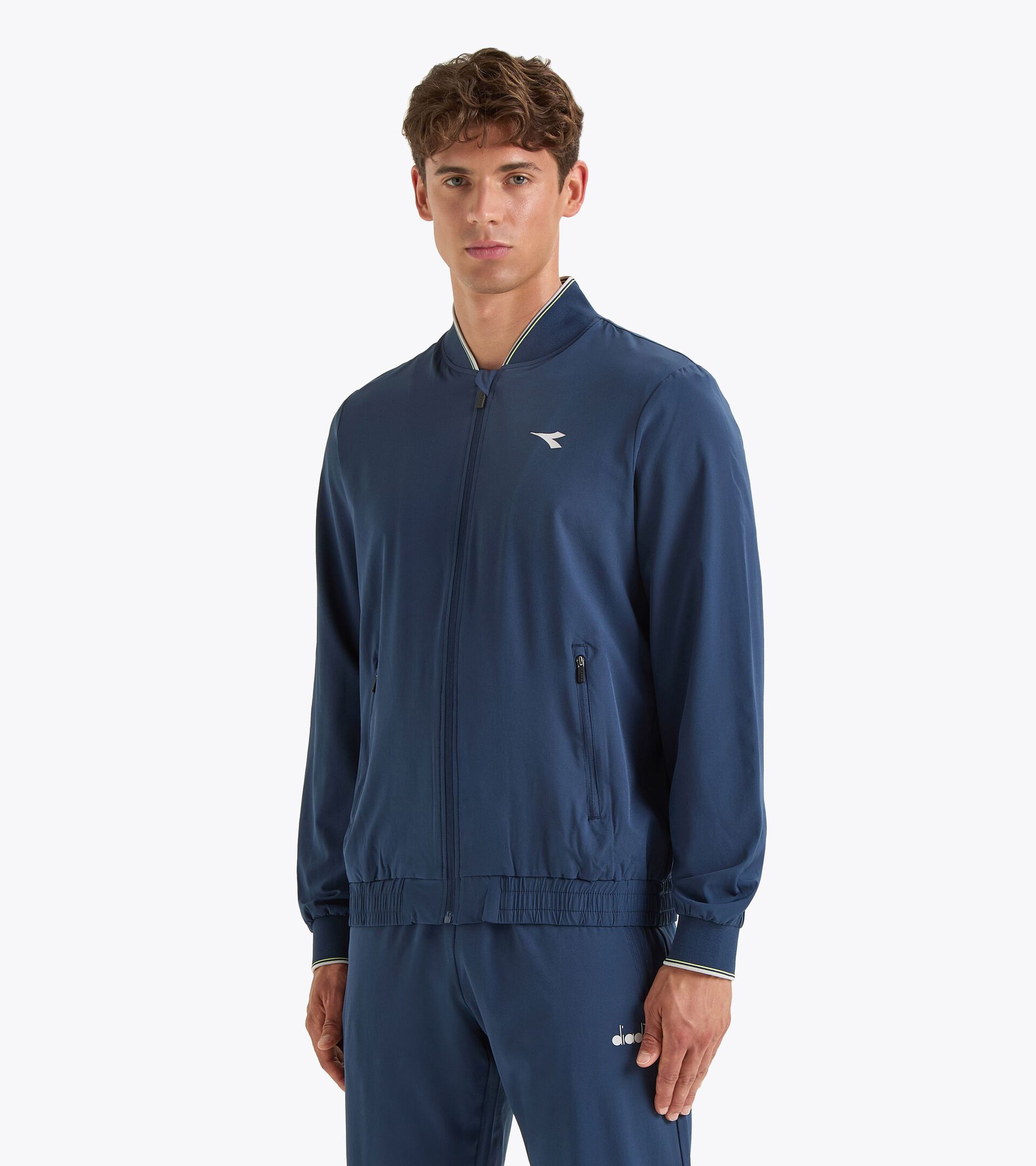 Chaqueta deportiva - Tenis - Hombre FZ JACKET ICON AZUL ESPECTACULO - Diadora