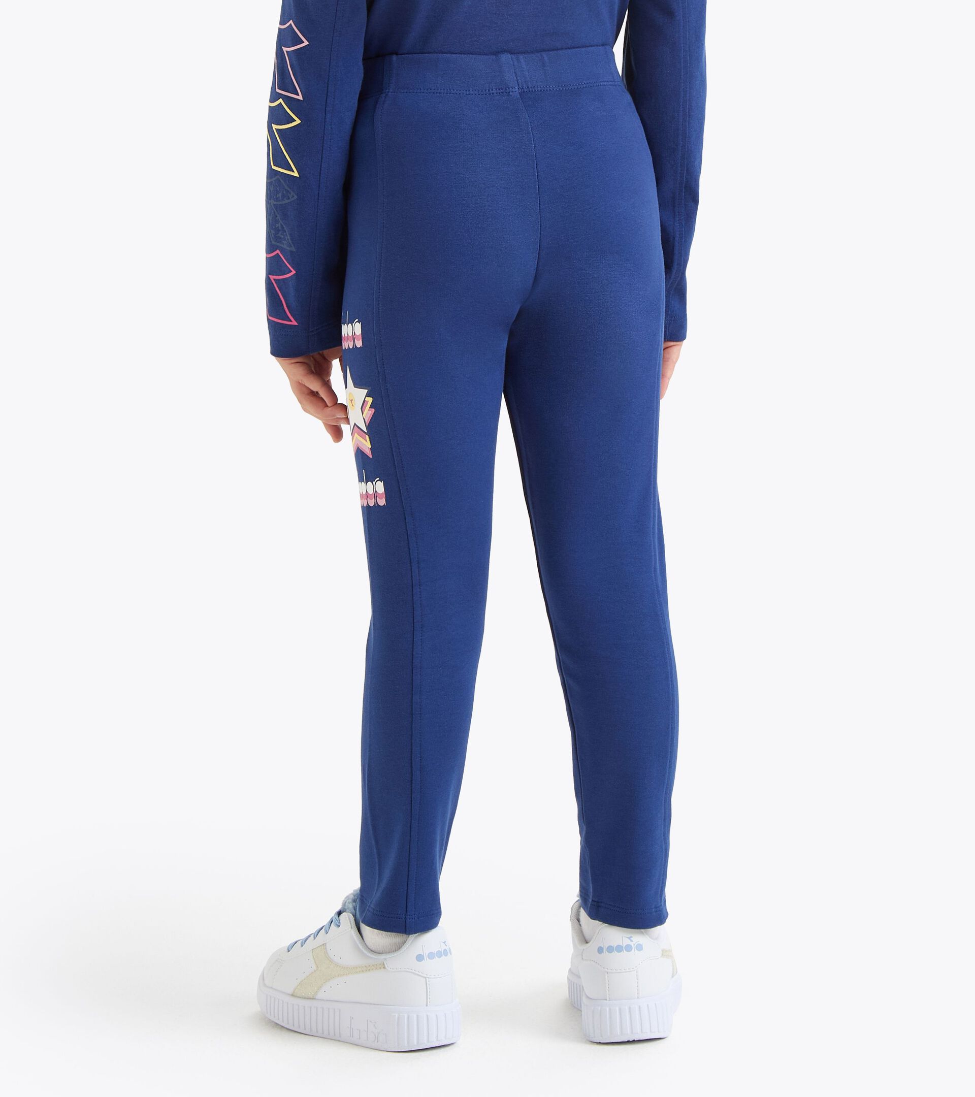 Leggings - Ado fille
 JG. LEGGINGS LOGO BLEU DOMAINE - Diadora